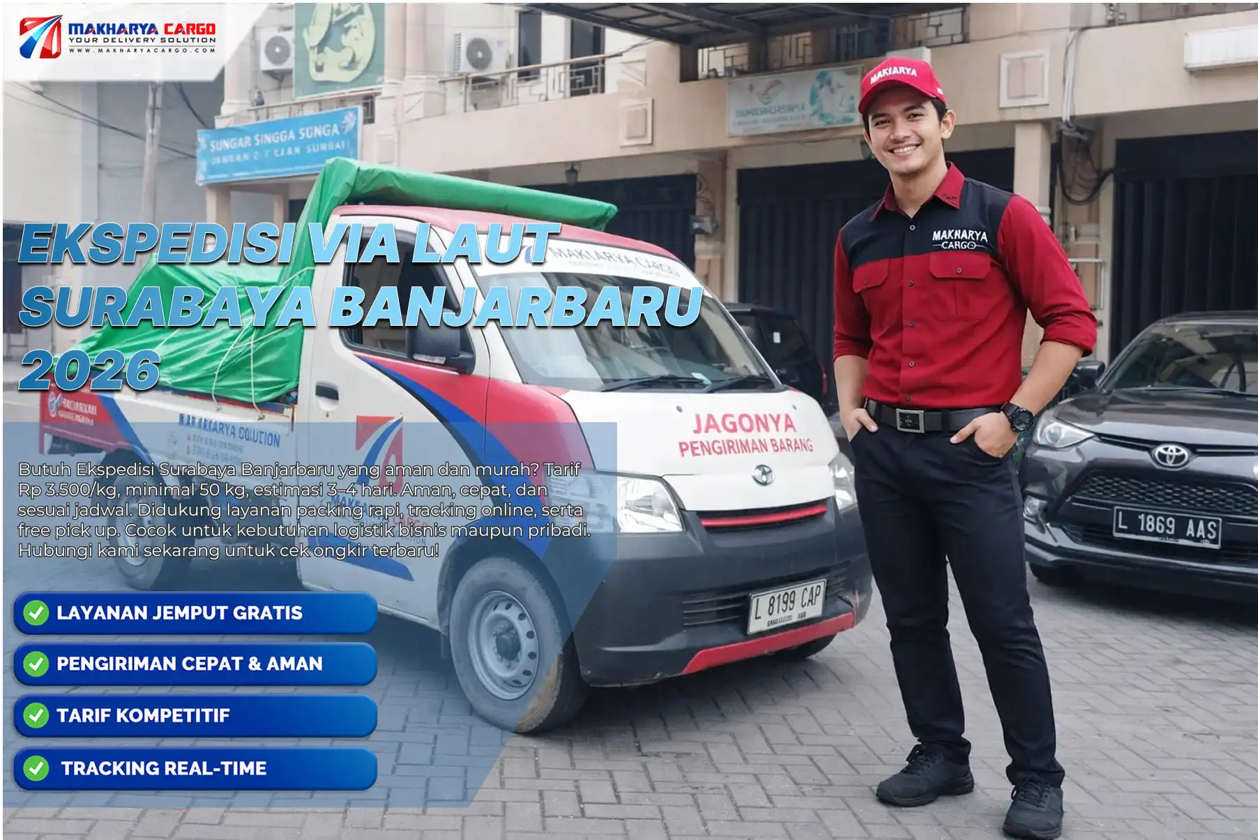 ekspedisi via laut surabaya banjarbaru dengan sistem pengiriman cargo antar pulau