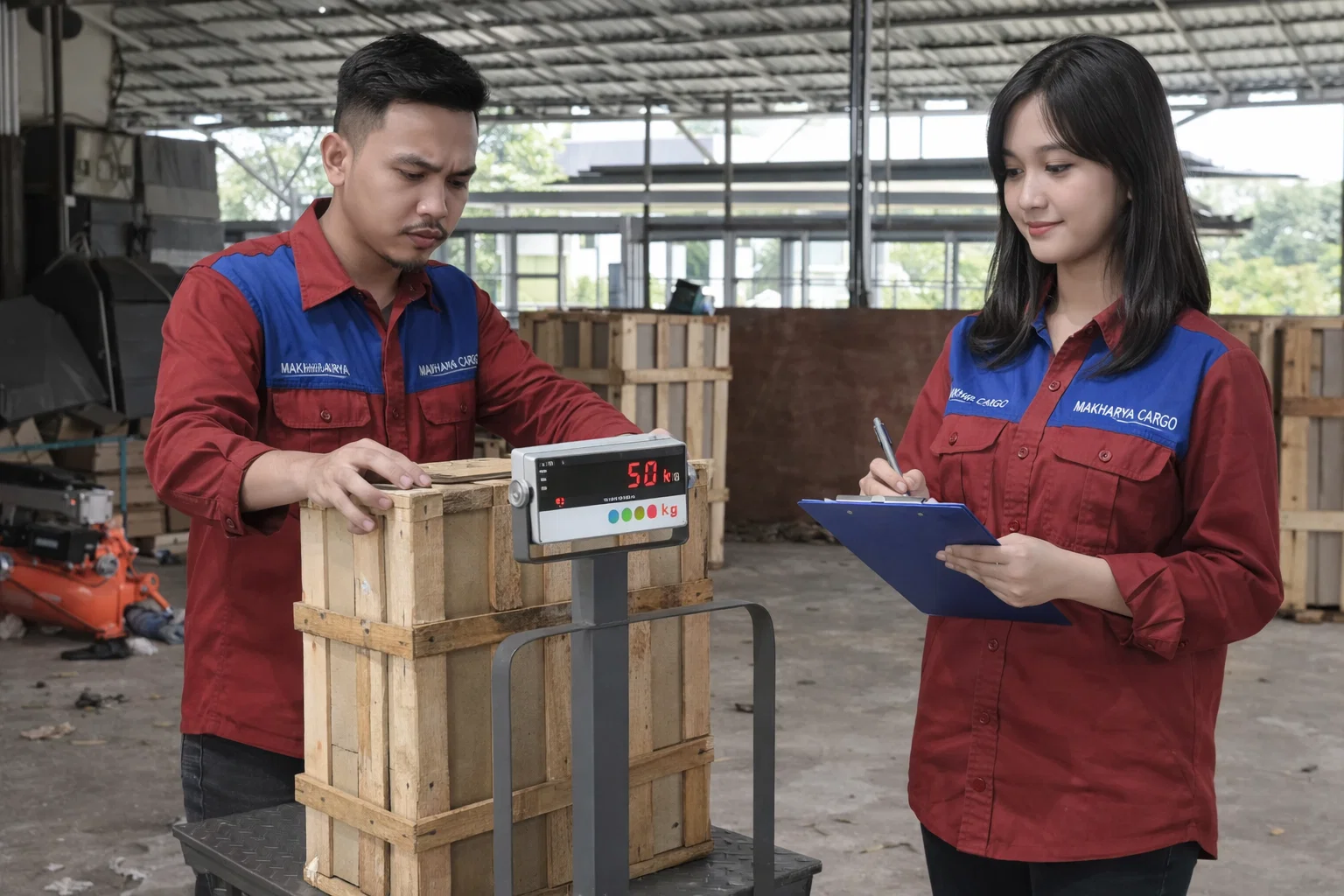 Hitung ongkir berdasarkan berat dan volume barang