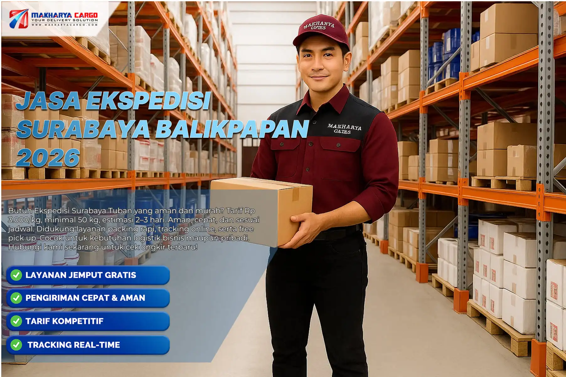 jasa ekspedisi surabaya balikpapan aman dan terpercaya