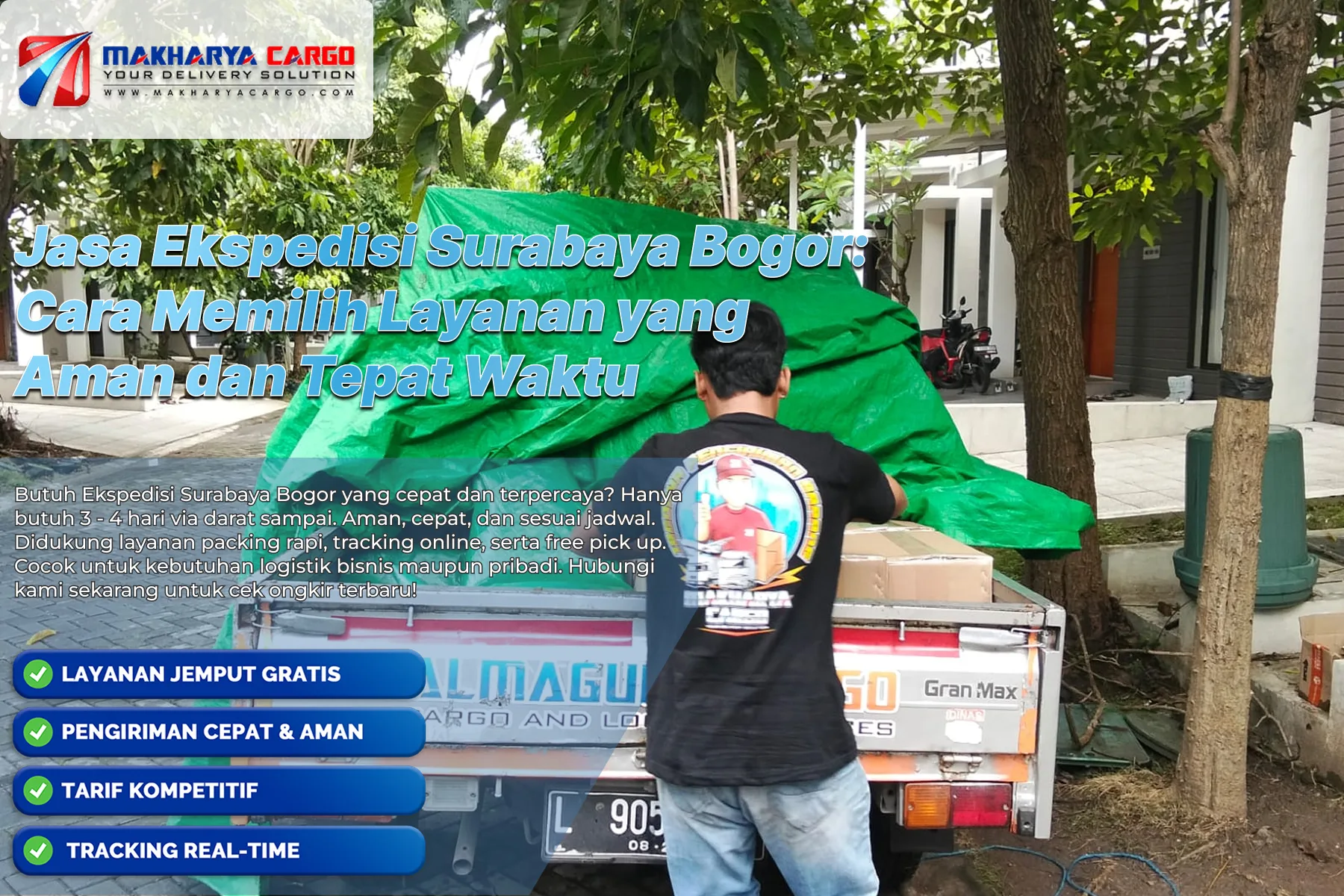 jasa ekspedisi Surabaya Bogor untuk pengiriman barang antar kota