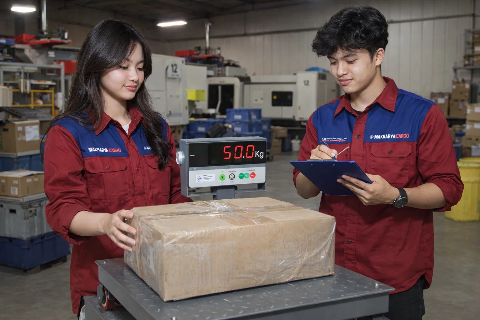 proses kirim barang besar surabaya ambon menggunakan alat angkut 