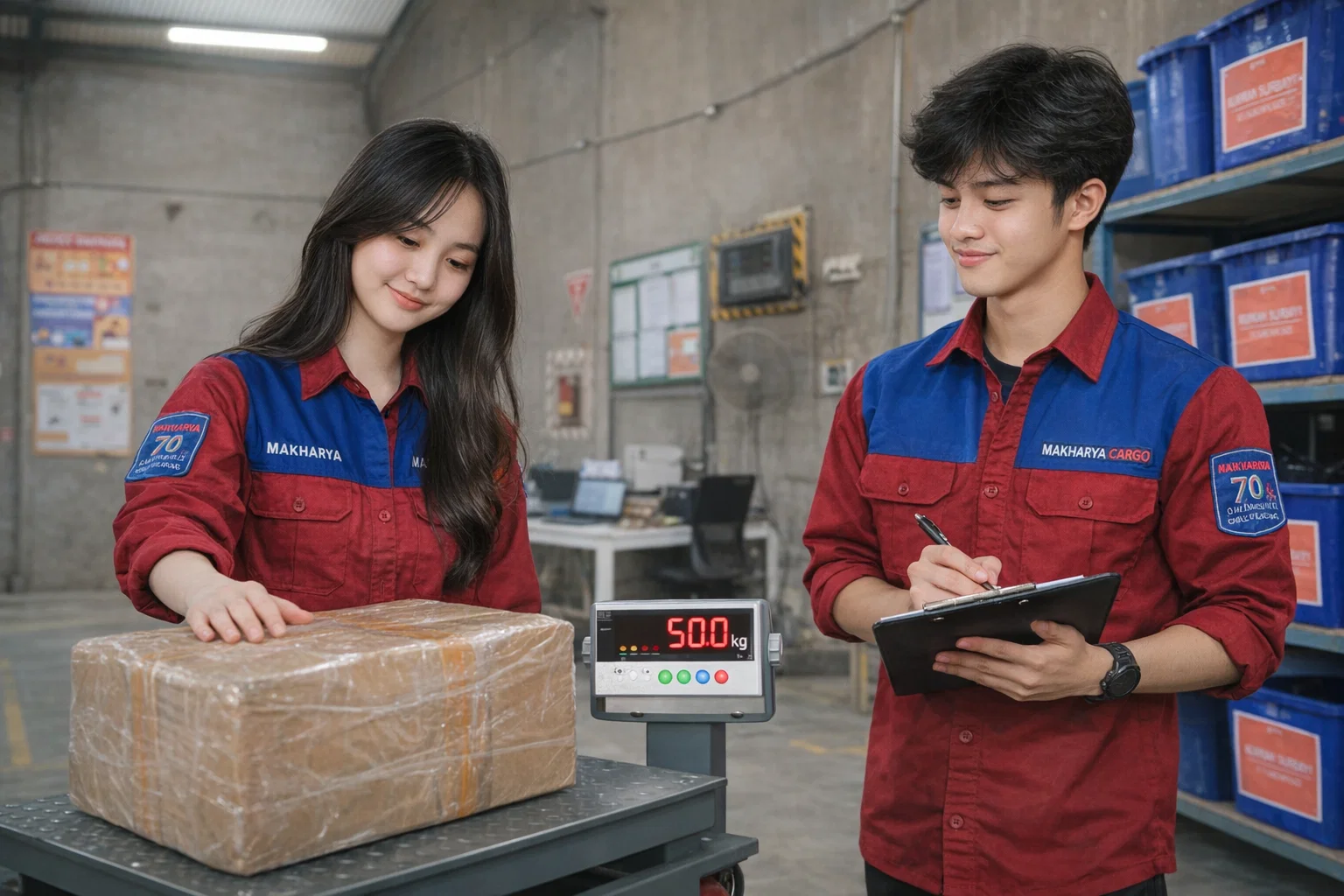  proses kirim motor Surabaya Ambon di area pelabuhan