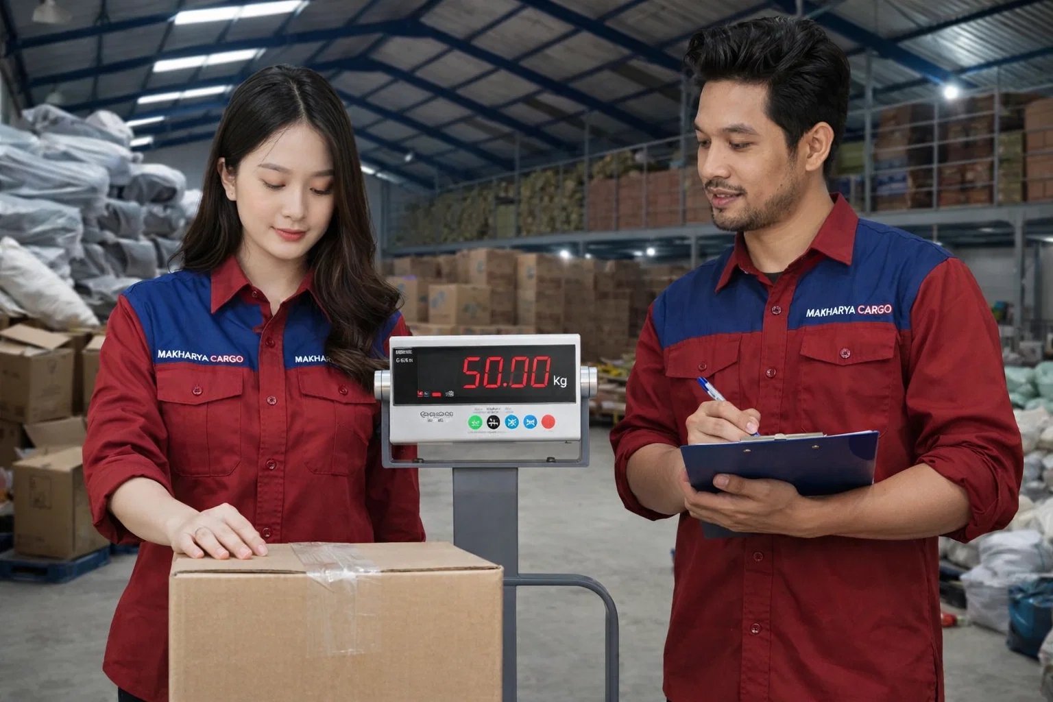 Proses pengiriman alat berat dari Surabaya ke Palu