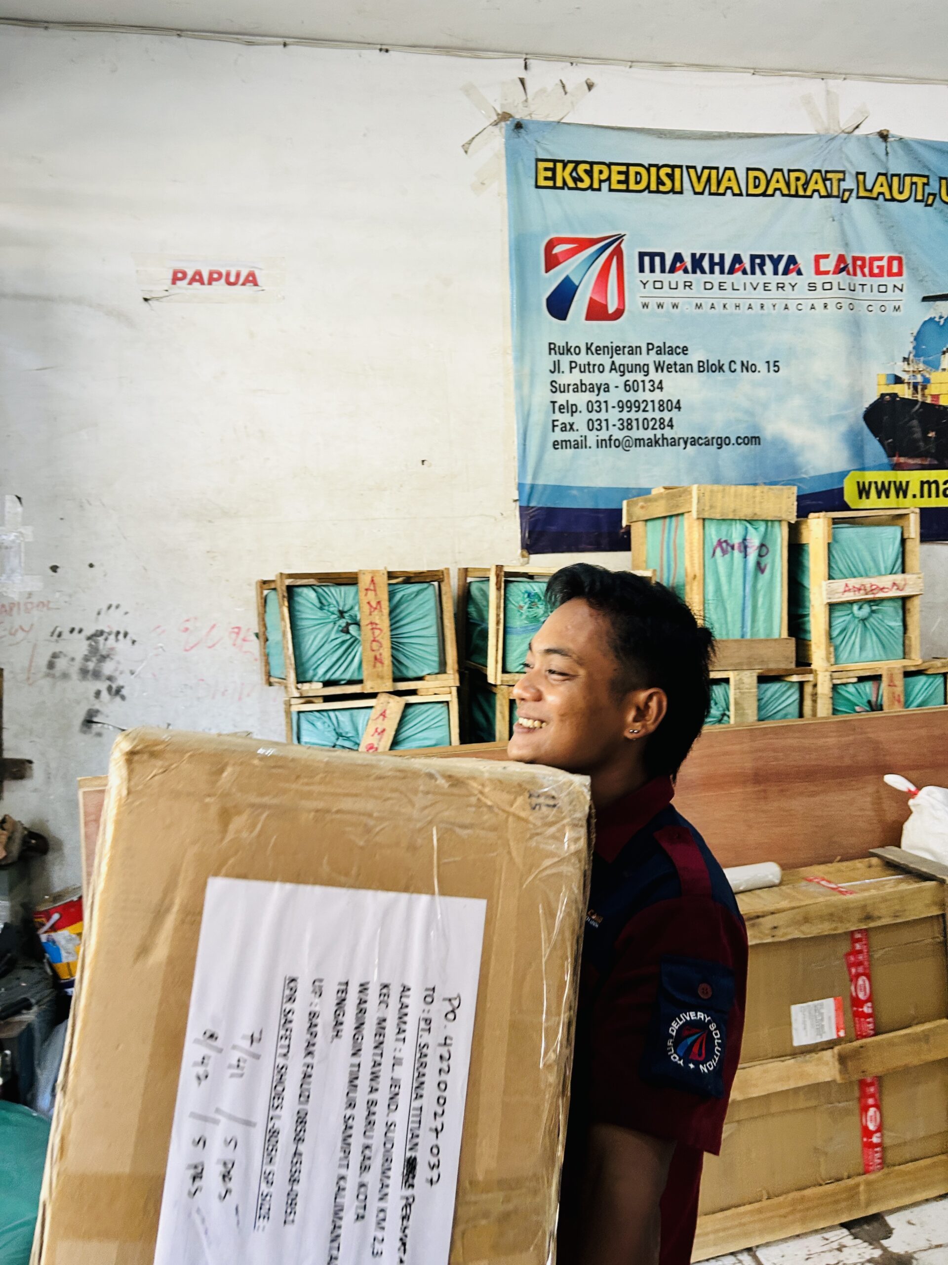 layanan cargo murah surabaya ke palu