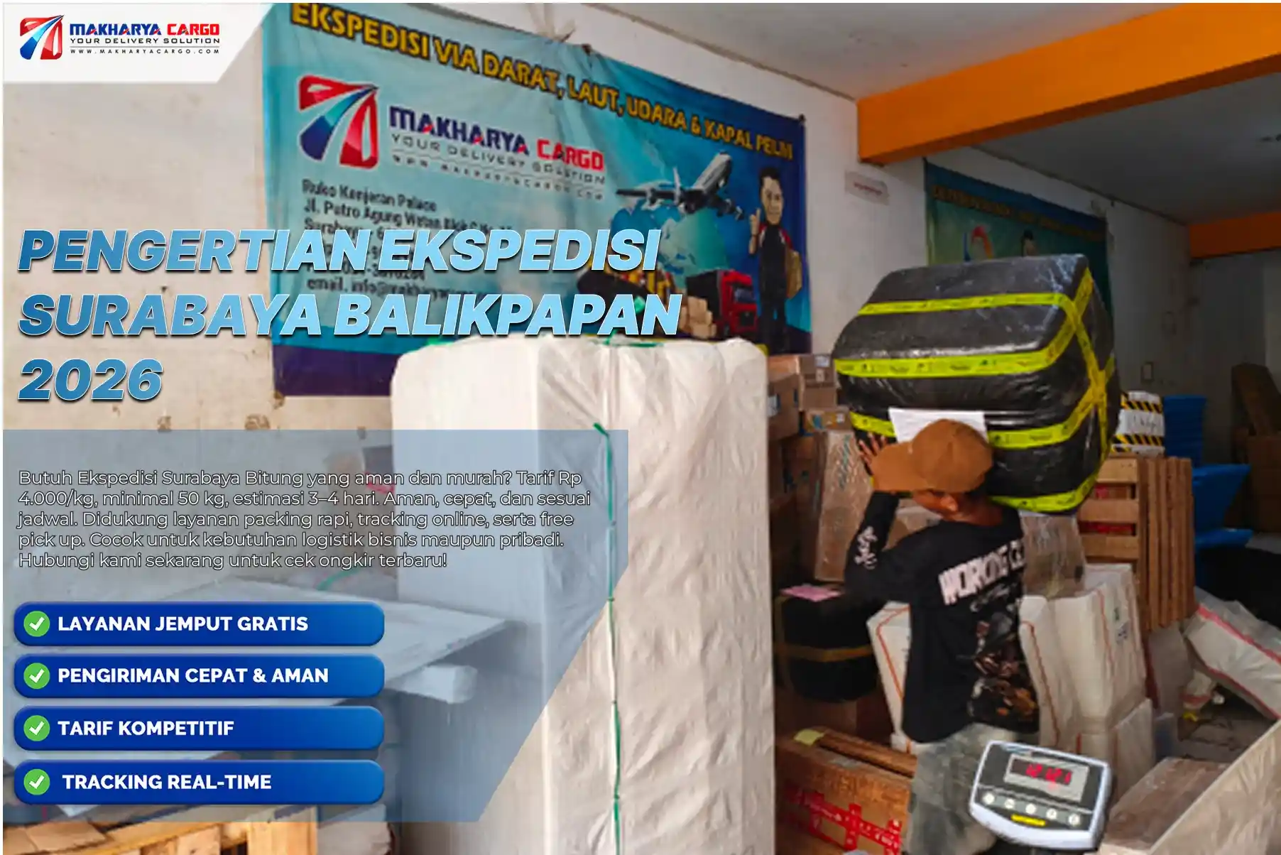 pengertian ekspedisi surabaya balikpapan 