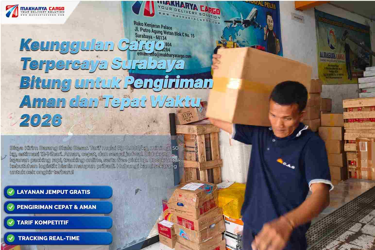 Cargo Terpercaya Surabaya Bitung