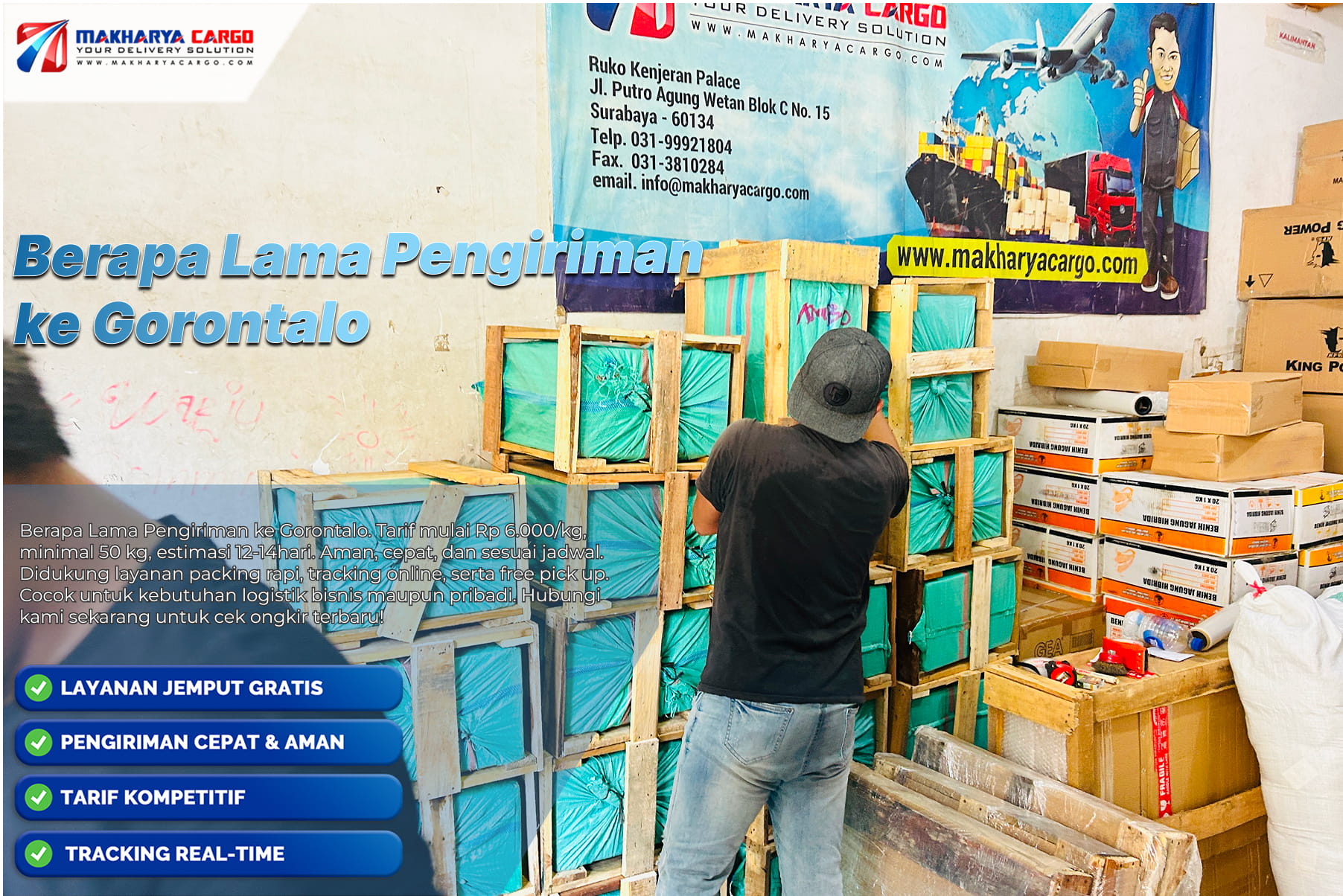 Berapa Lama Pengiriman ke Gorontalo