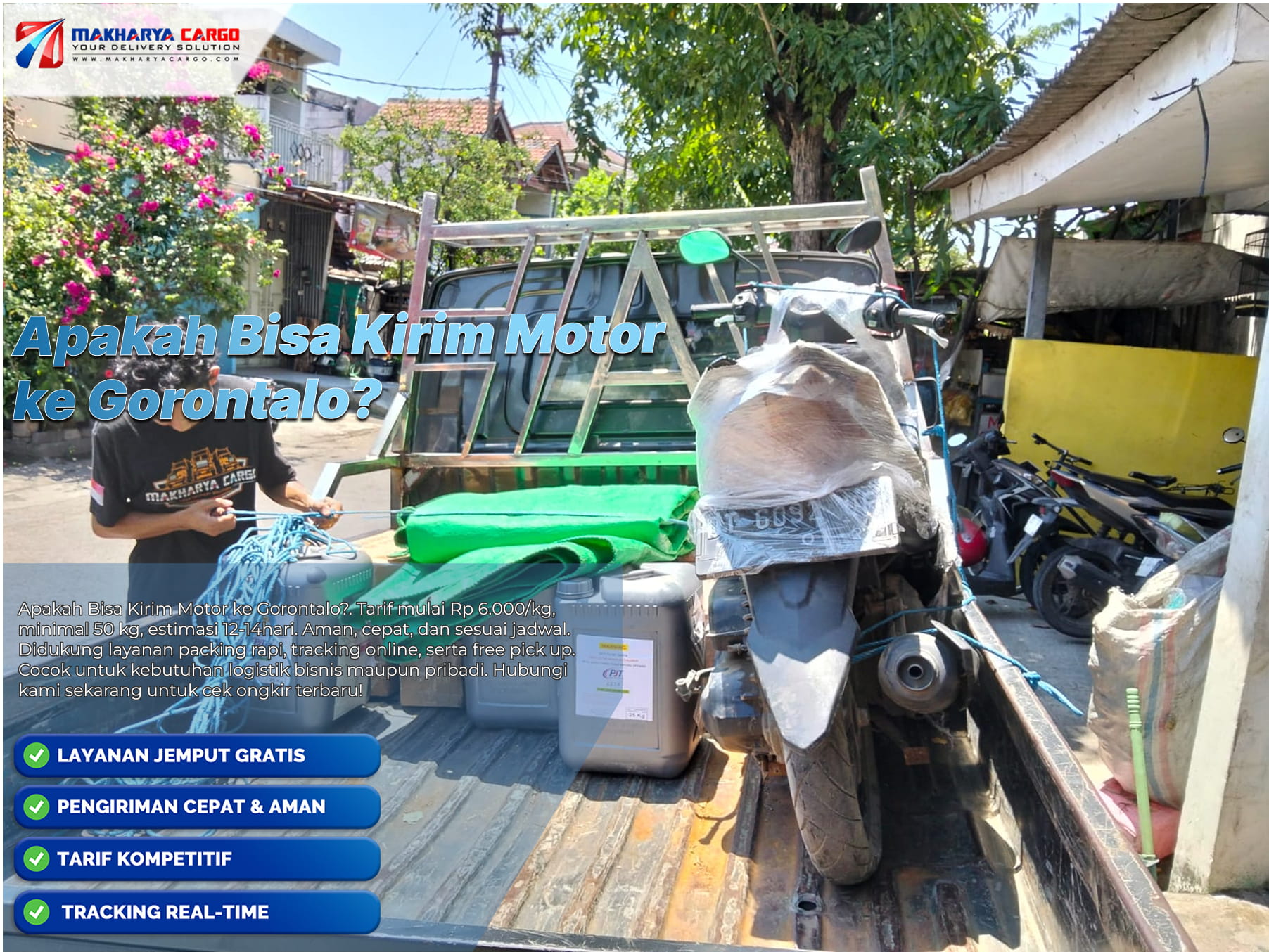 Apakah Bisa Kirim Motor ke Gorontalo