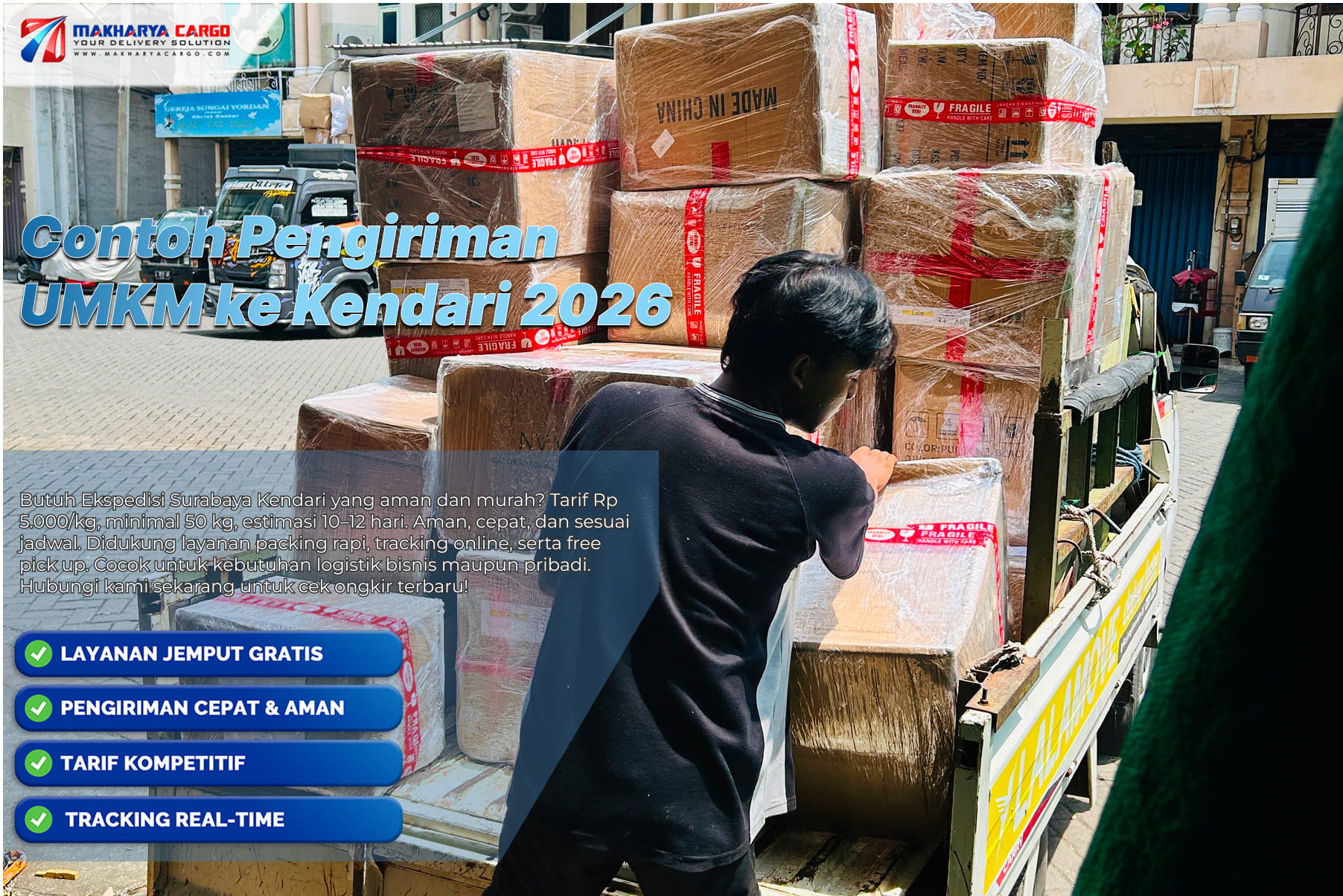 Contoh Pengiriman UMKM ke Kendari yang Efektif dan Aman