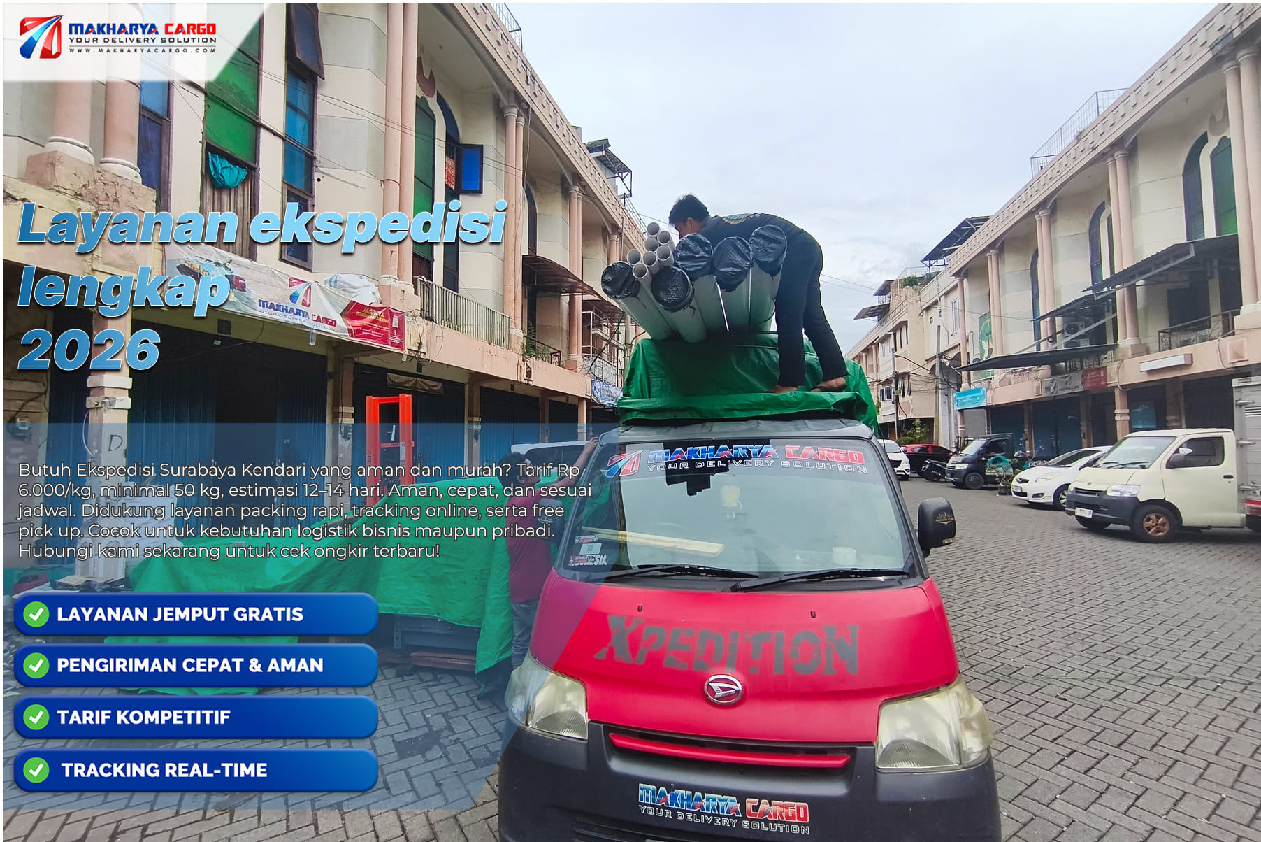 Layanan ekspedisi lengkap