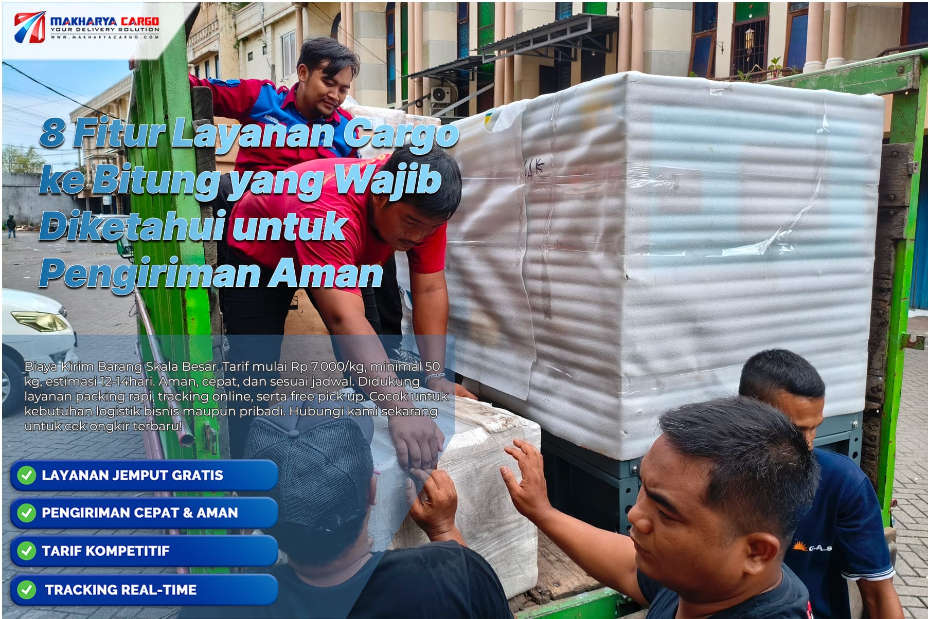 Fitur Layanan Cargo ke Bitung
