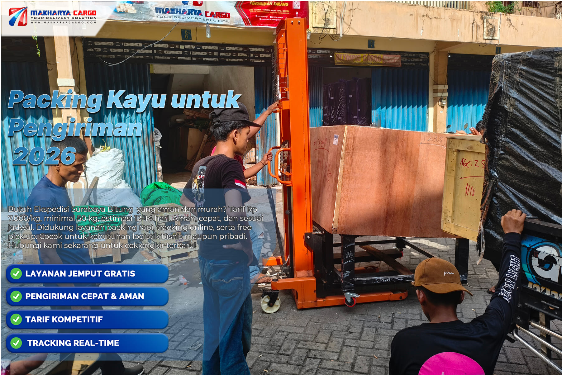 Packing Kayu untuk Pengiriman