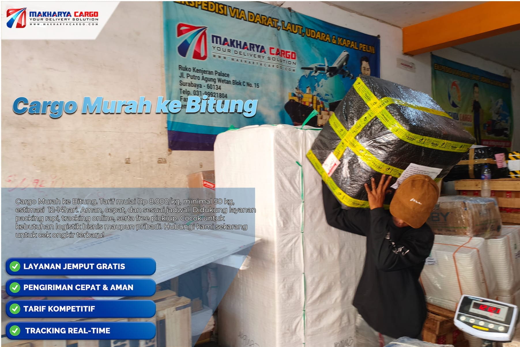 Cargo Murah ke Bitung