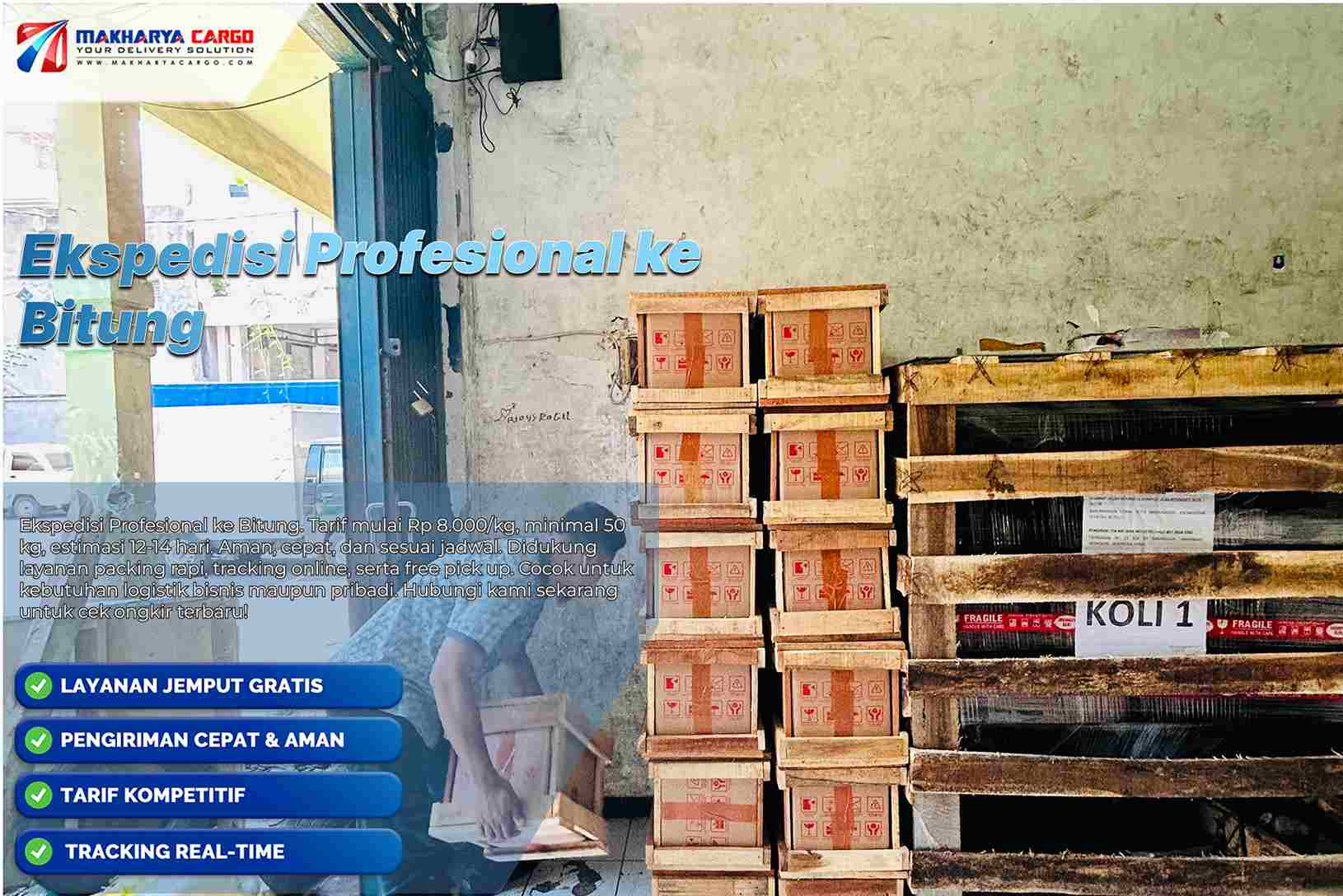 ekspedisi profesional ke bitung