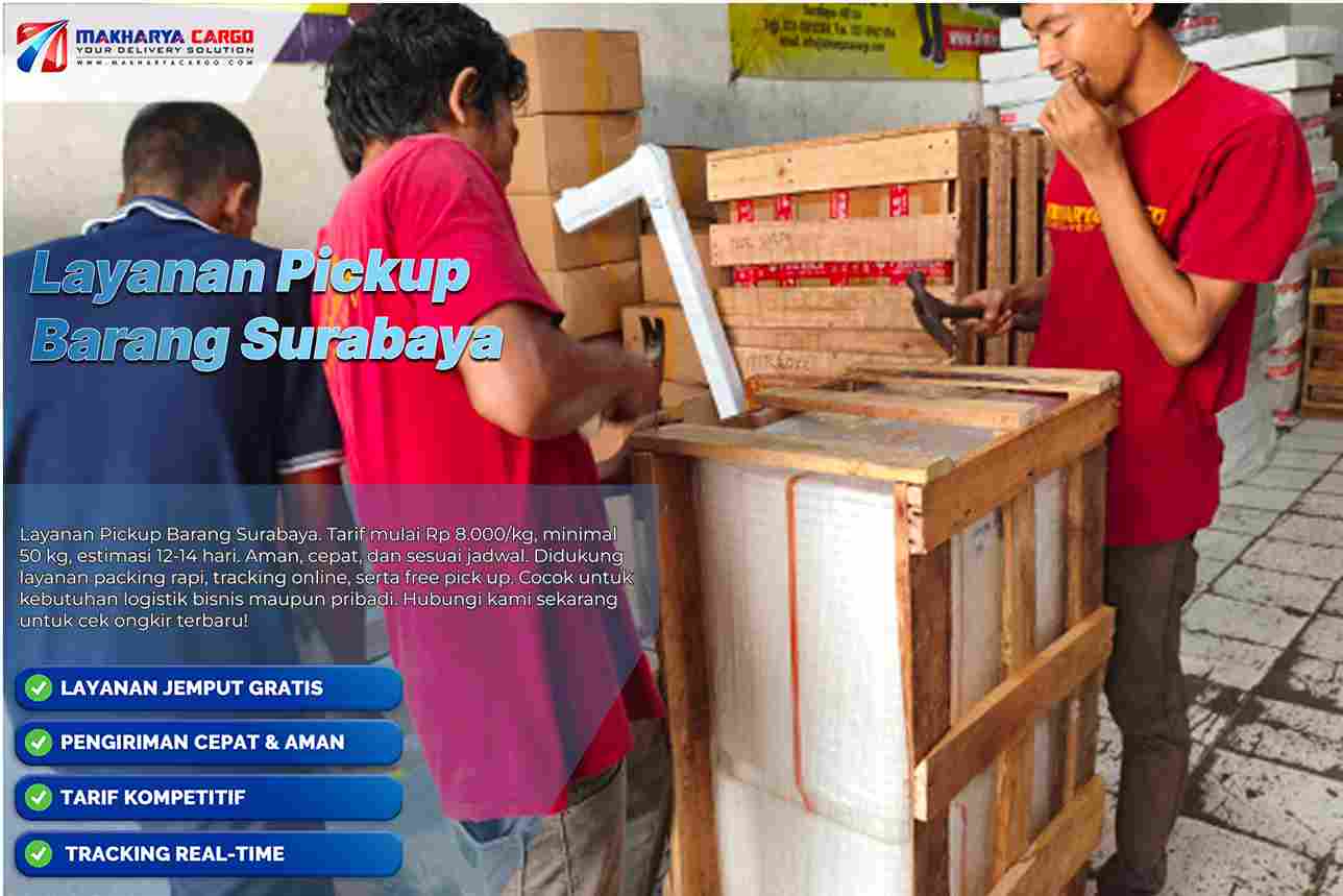 Layanan Pickup Barang Surabaya