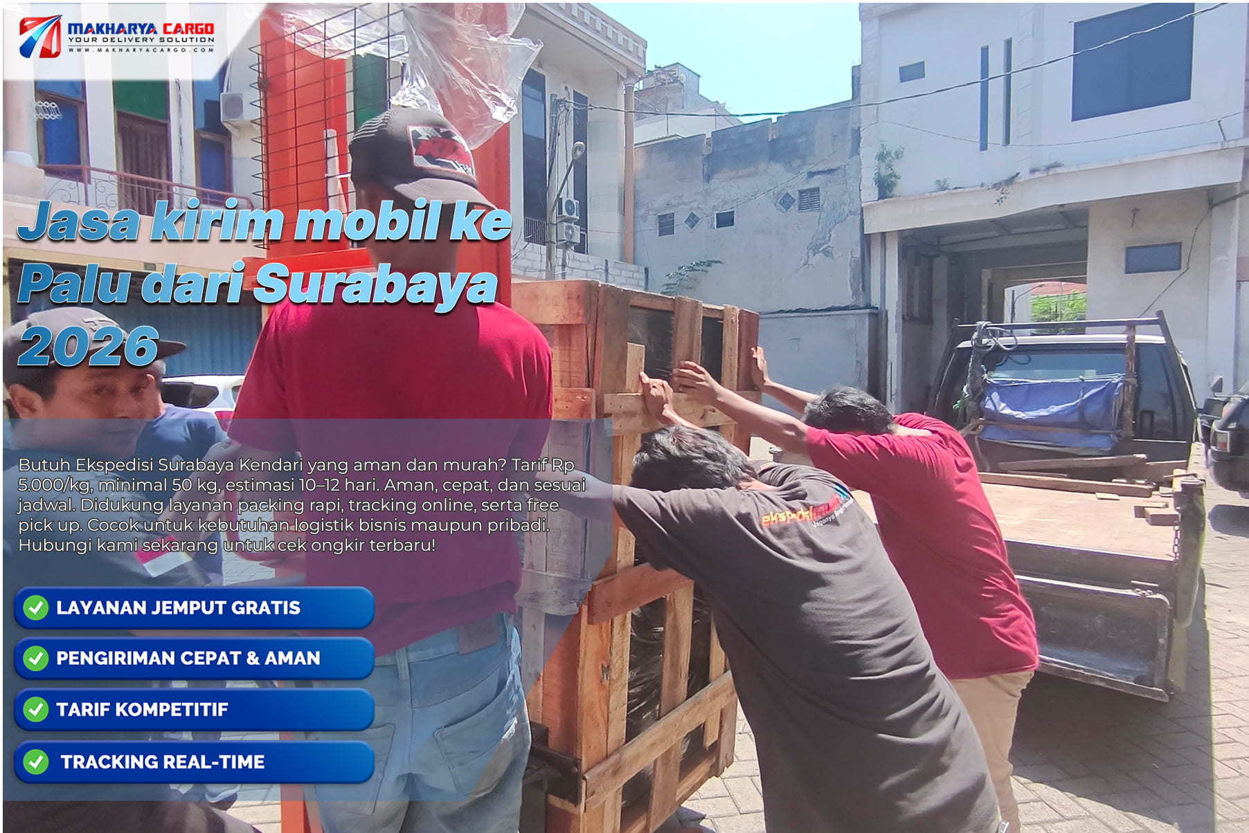 jasa kirim mobil ke Palu dari Surabaya via kapal roro