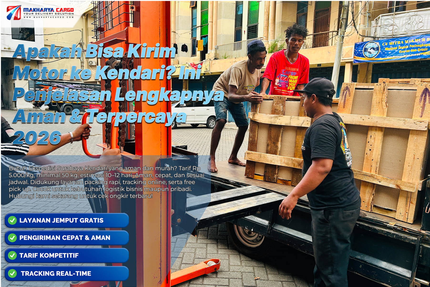 Apakah Bisa Kirim Motor ke Kendari