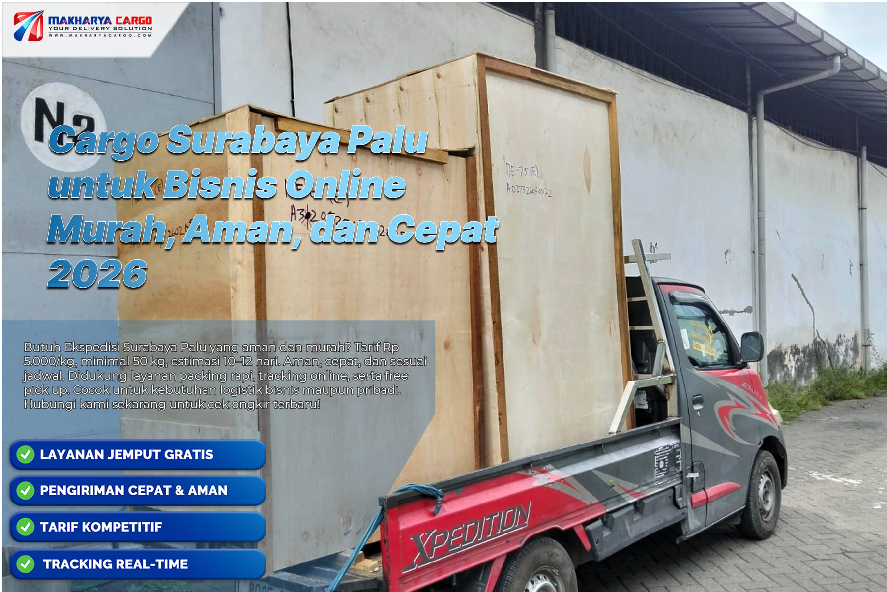 Cargo Surabaya Palu untuk Bisnis Online