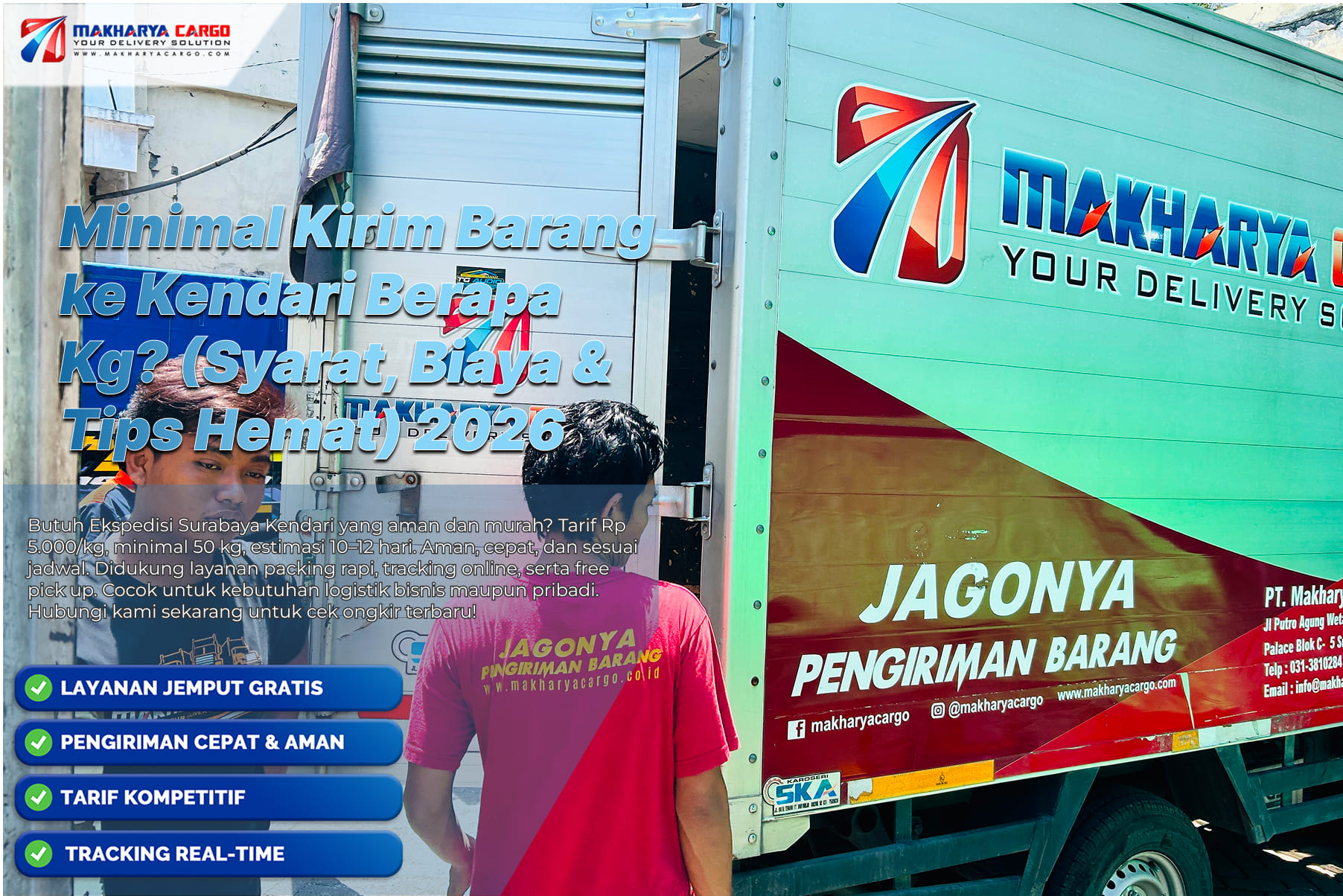 Minimal Kirim Barang ke Kendari Berapa Kg