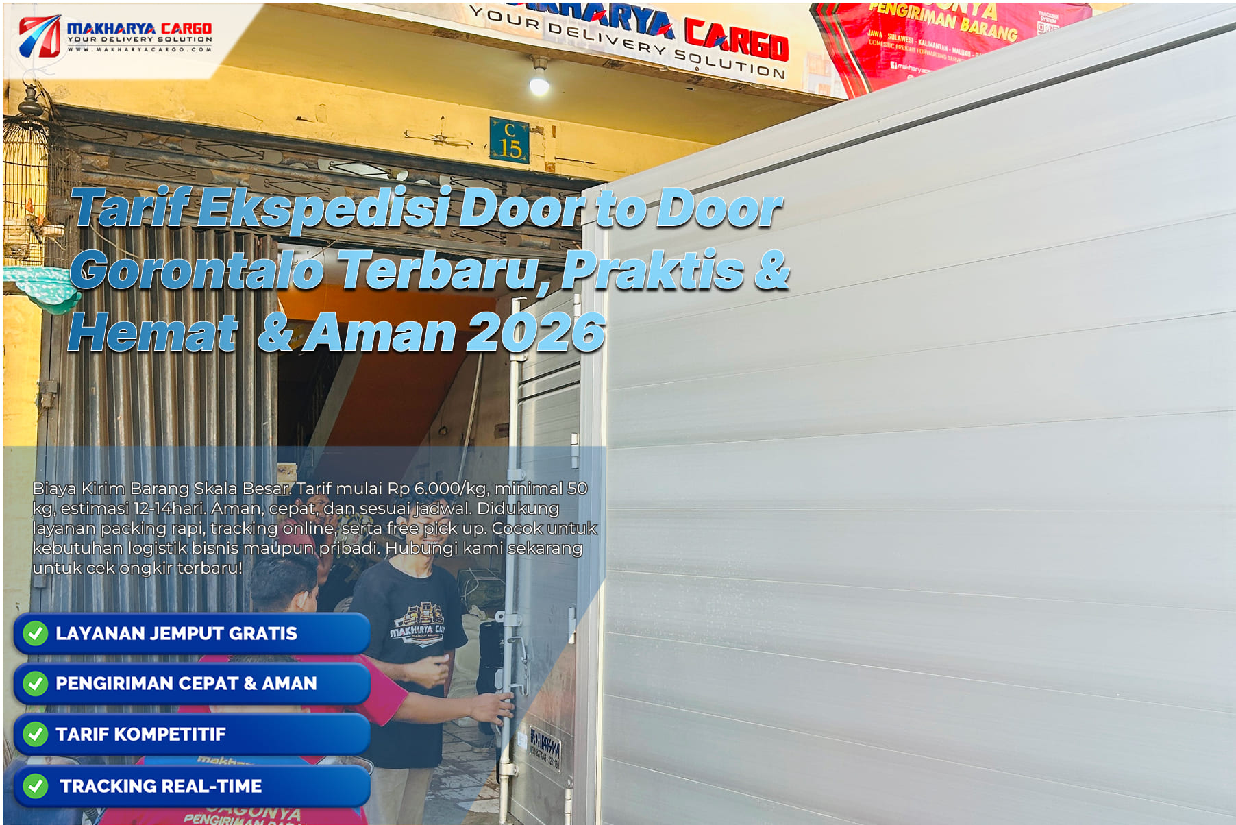 Tarif Ekspedisi Door to Door Gorontalo