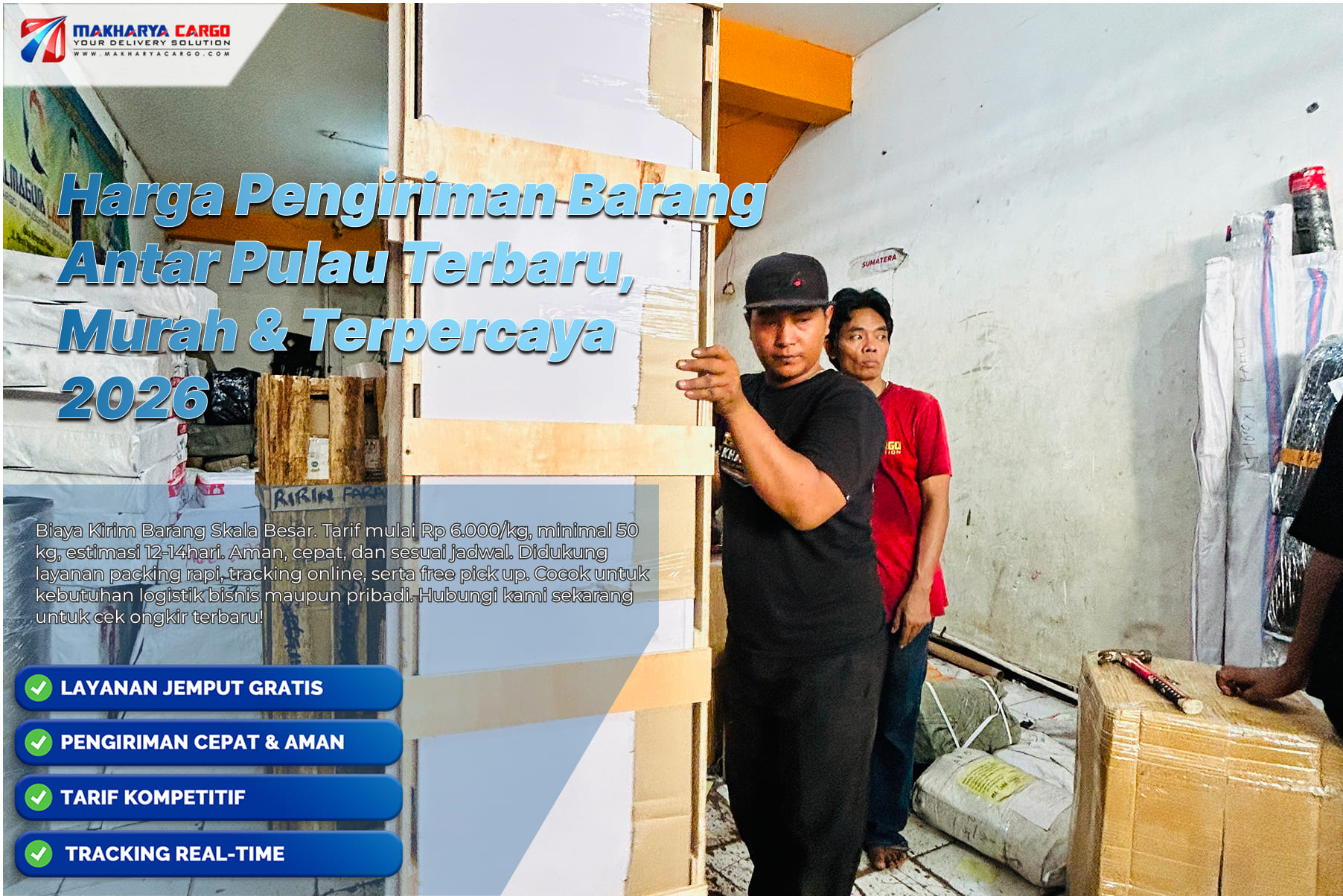 Harga Pengiriman Barang Antar Pulau