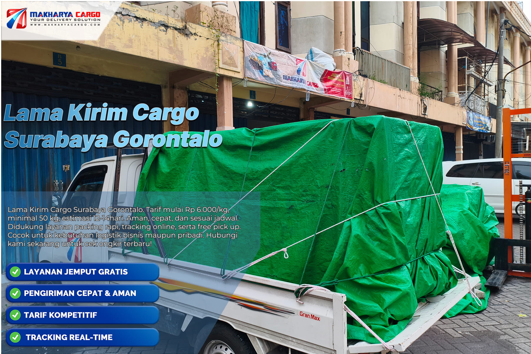 Lama Kirim Cargo Surabaya Gorontalo