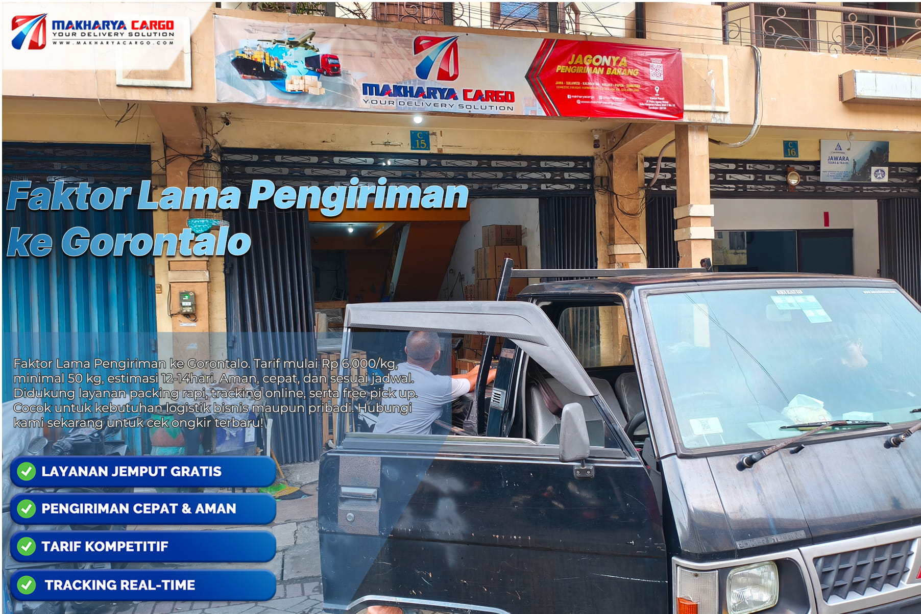 Faktor Lama Pengiriman ke Gorontalo