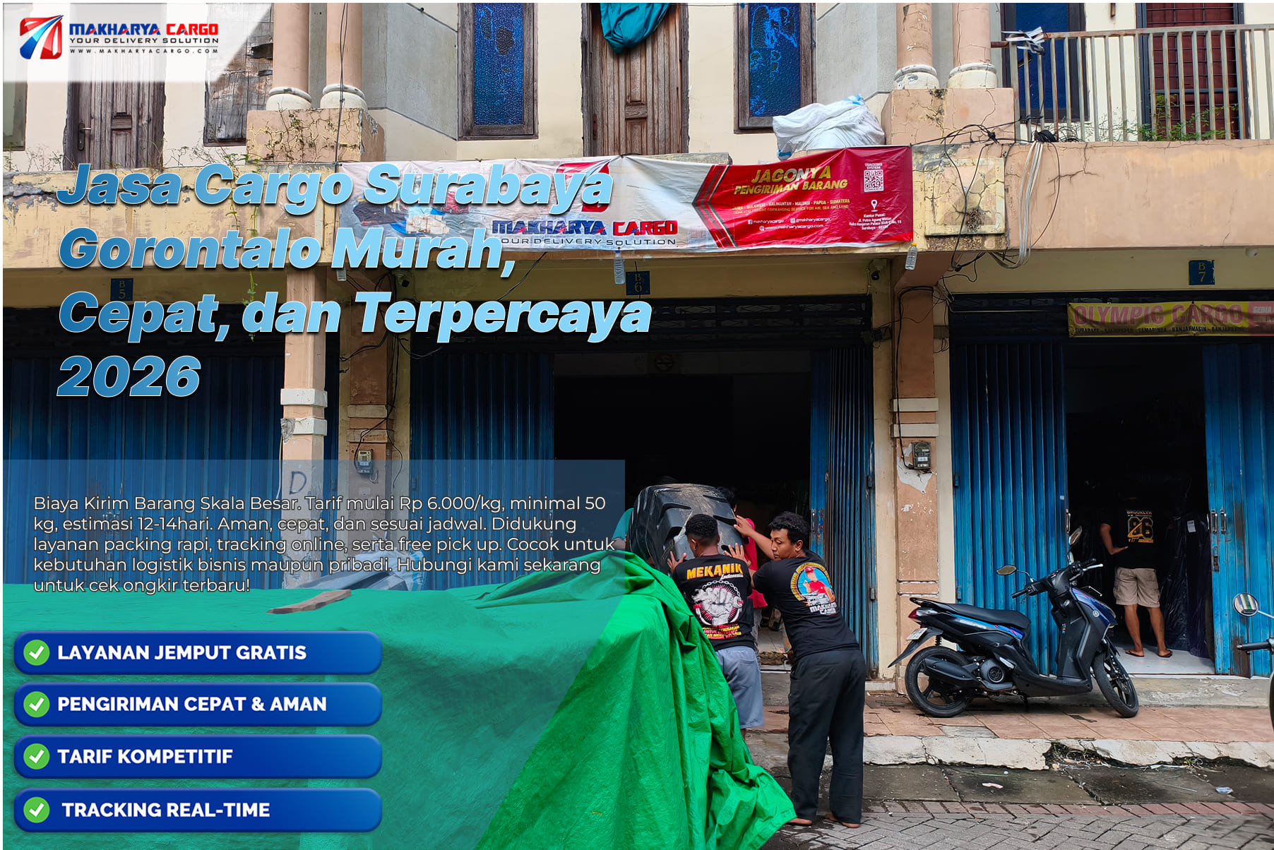 Jasa Cargo Surabaya Gorontalo