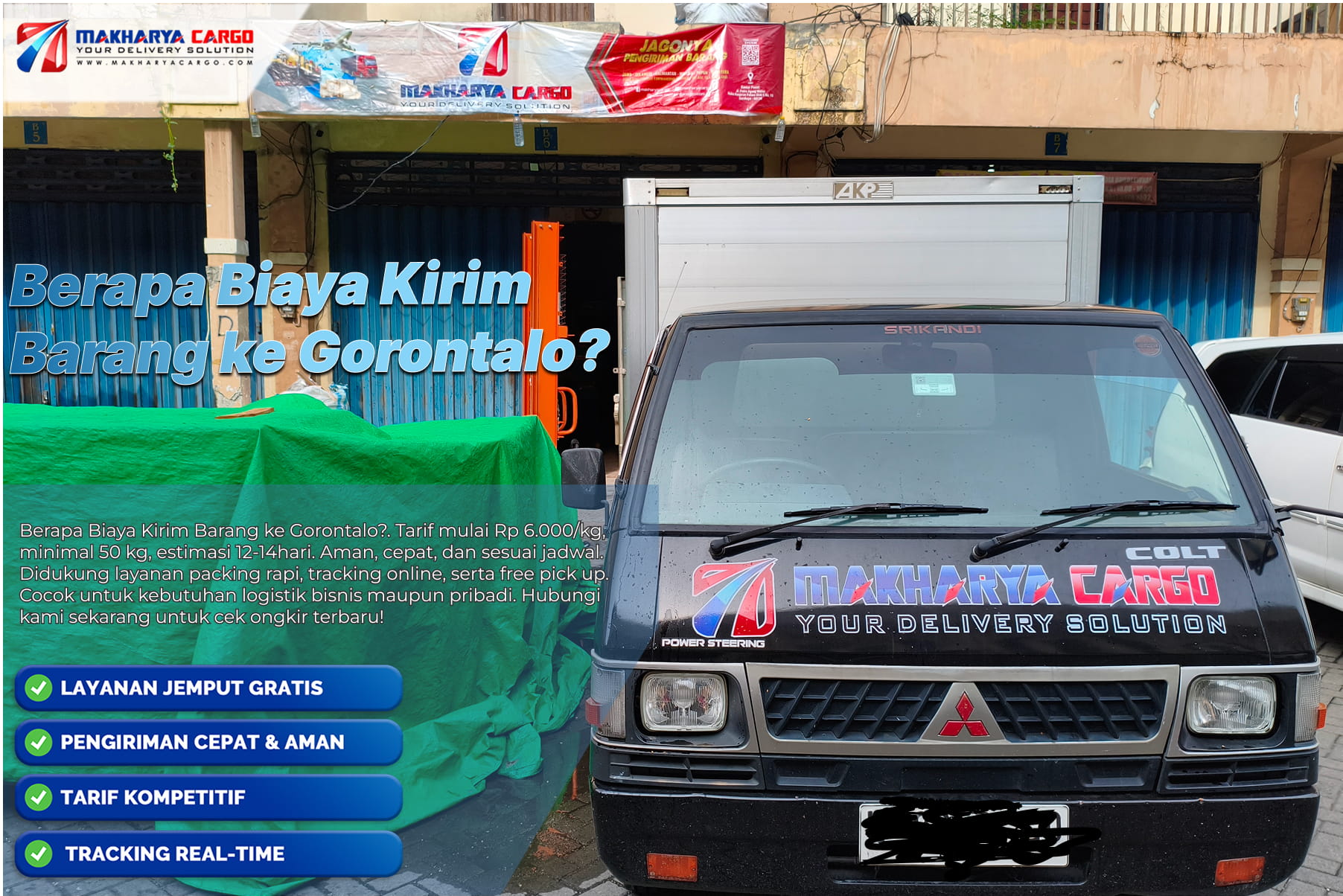 Berapa Biaya Kirim Barang ke Gorontalo