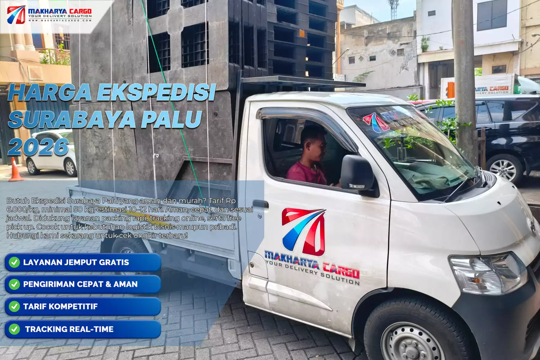 Harga Ekspedisi Surabaya Palu All In