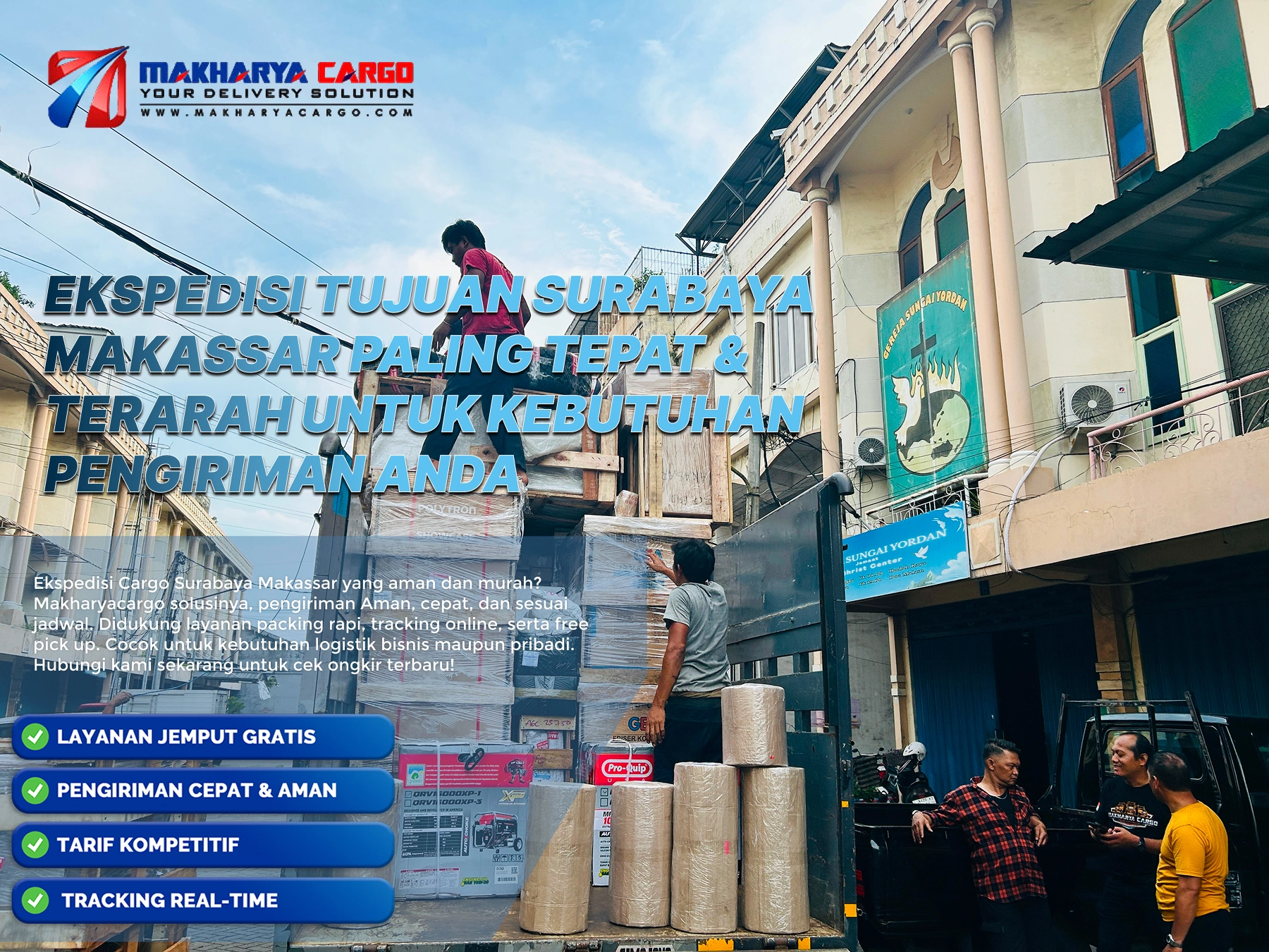 ekspedisi tujuan surabaya makassar