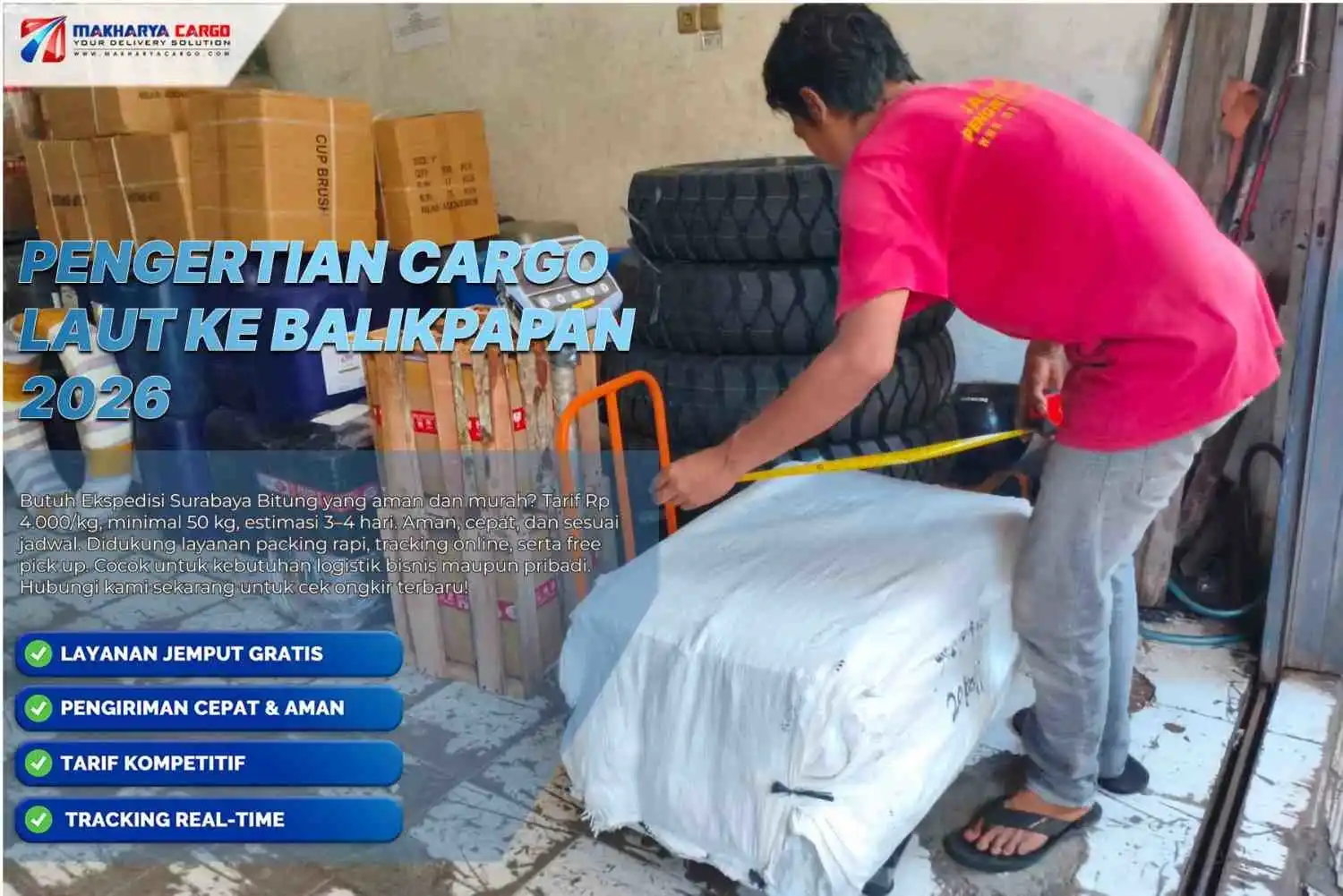 pengertian cargo laut ke balikpapan 
