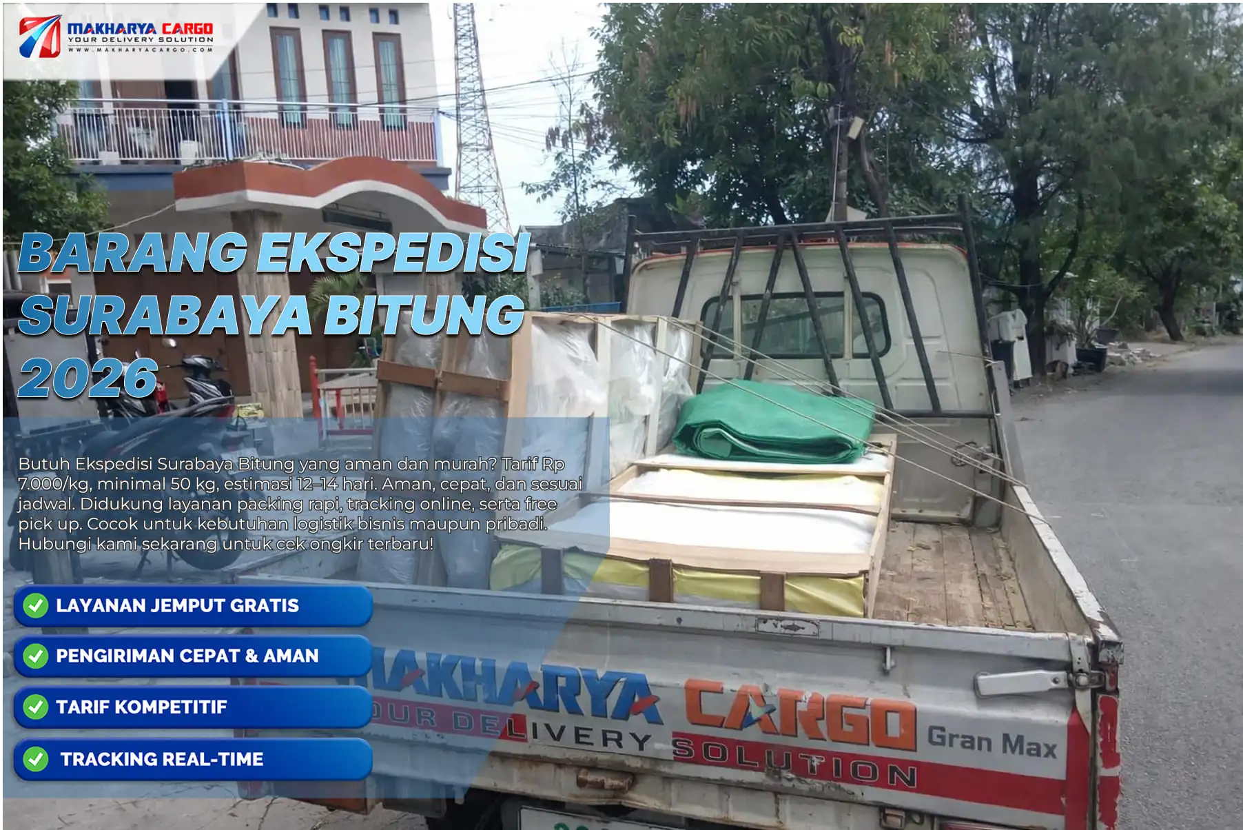 barang ekspedisi Surabaya Bitung meliputi berbagai jenis pengiriman cargo