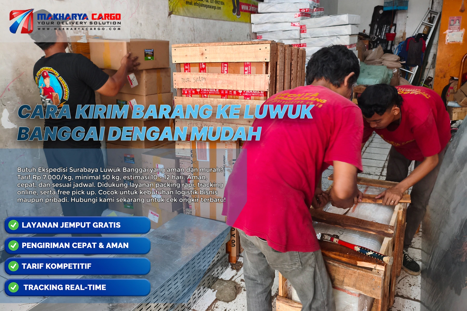 cara kirim barang ke luwuk banggai via cargo laut