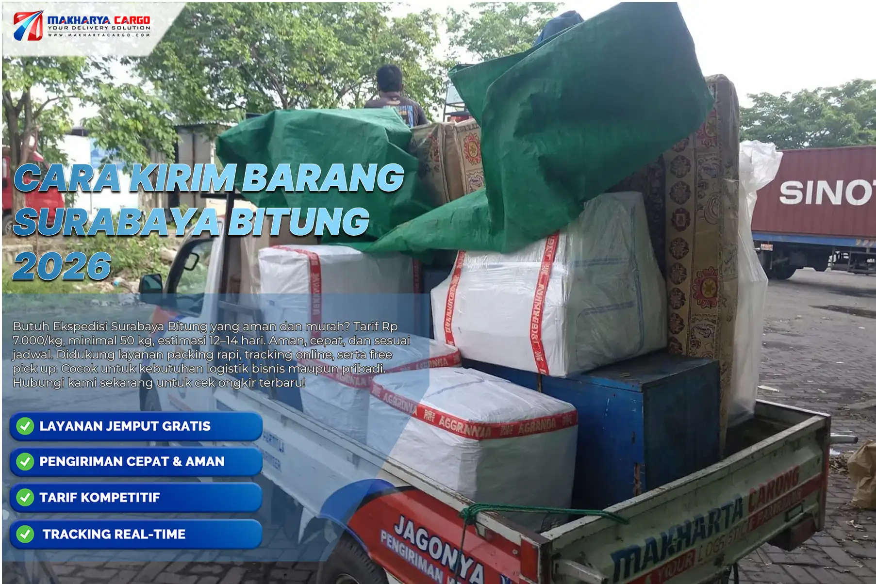 cara kirim barang Surabaya Bitung melalui jalur ekspedisi cargo laut