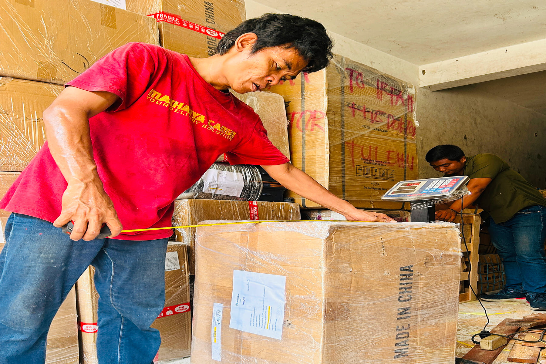 cara kirim cargo laut untuk barang besar dan berat ke morowali