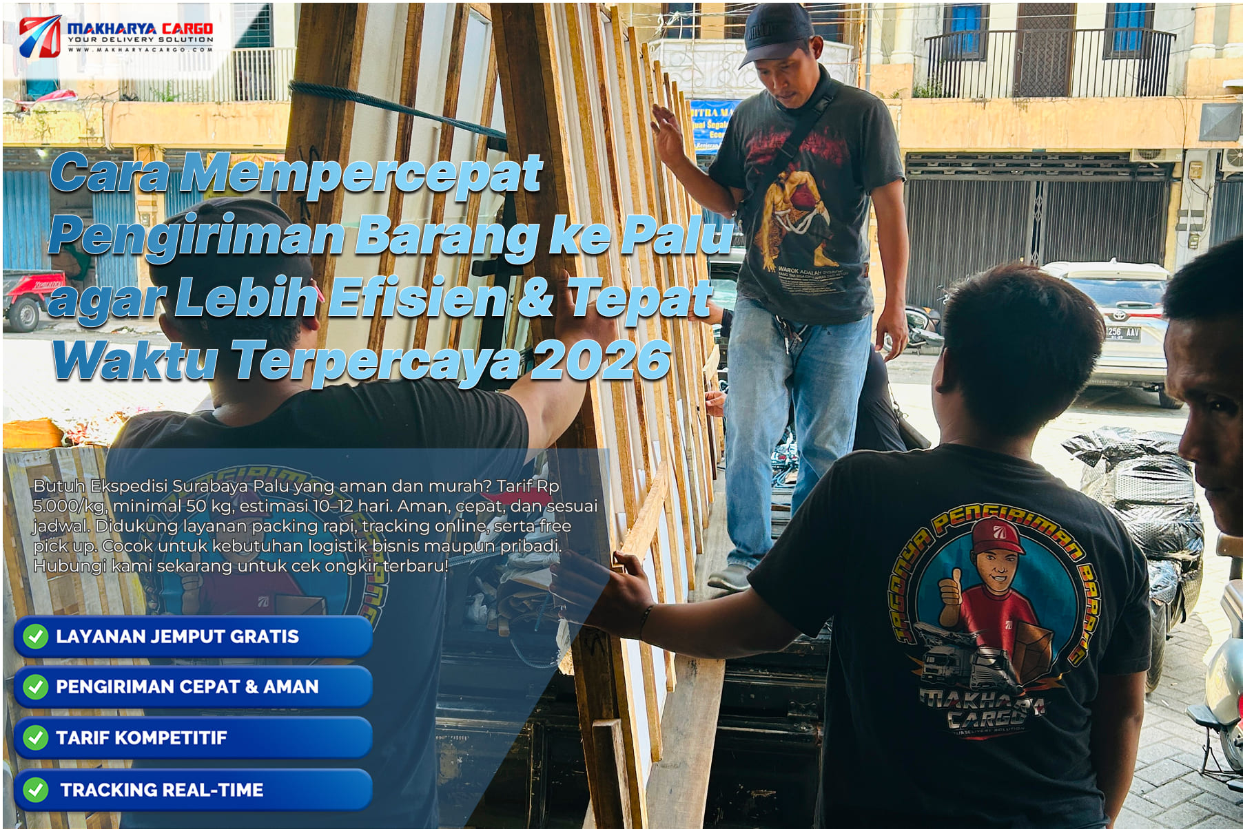 Cara mempercepat pengiriman barang ke Palu