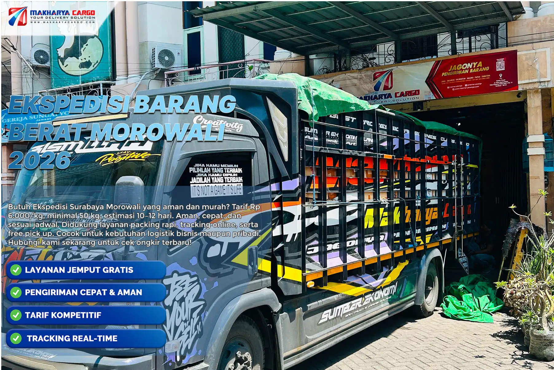 ekspedisi barang berat morowali untuk pengiriman alat proyek dan mesin