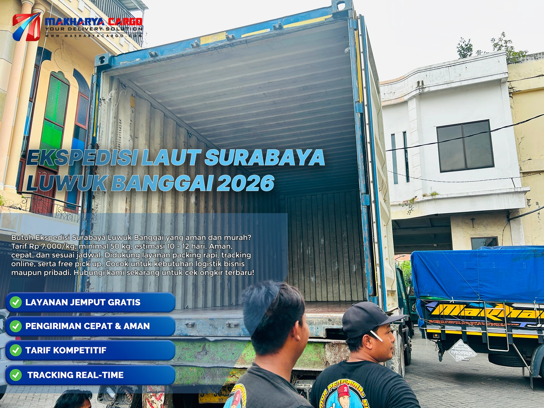 ekspedisi laut surabaya luwuk banggai rute proses biaya