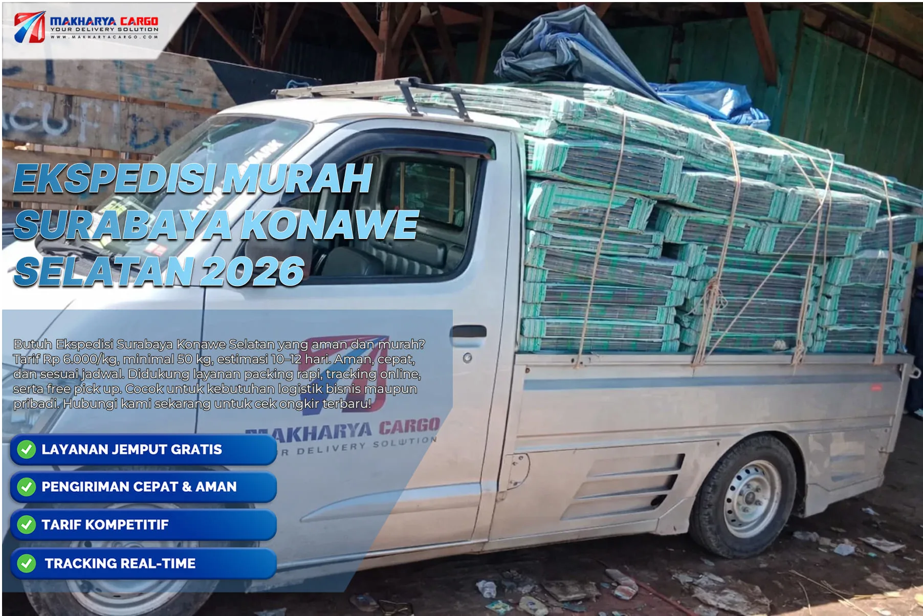 ekspedisi murah surabaya konawe selatan untuk pengiriman barang aman 