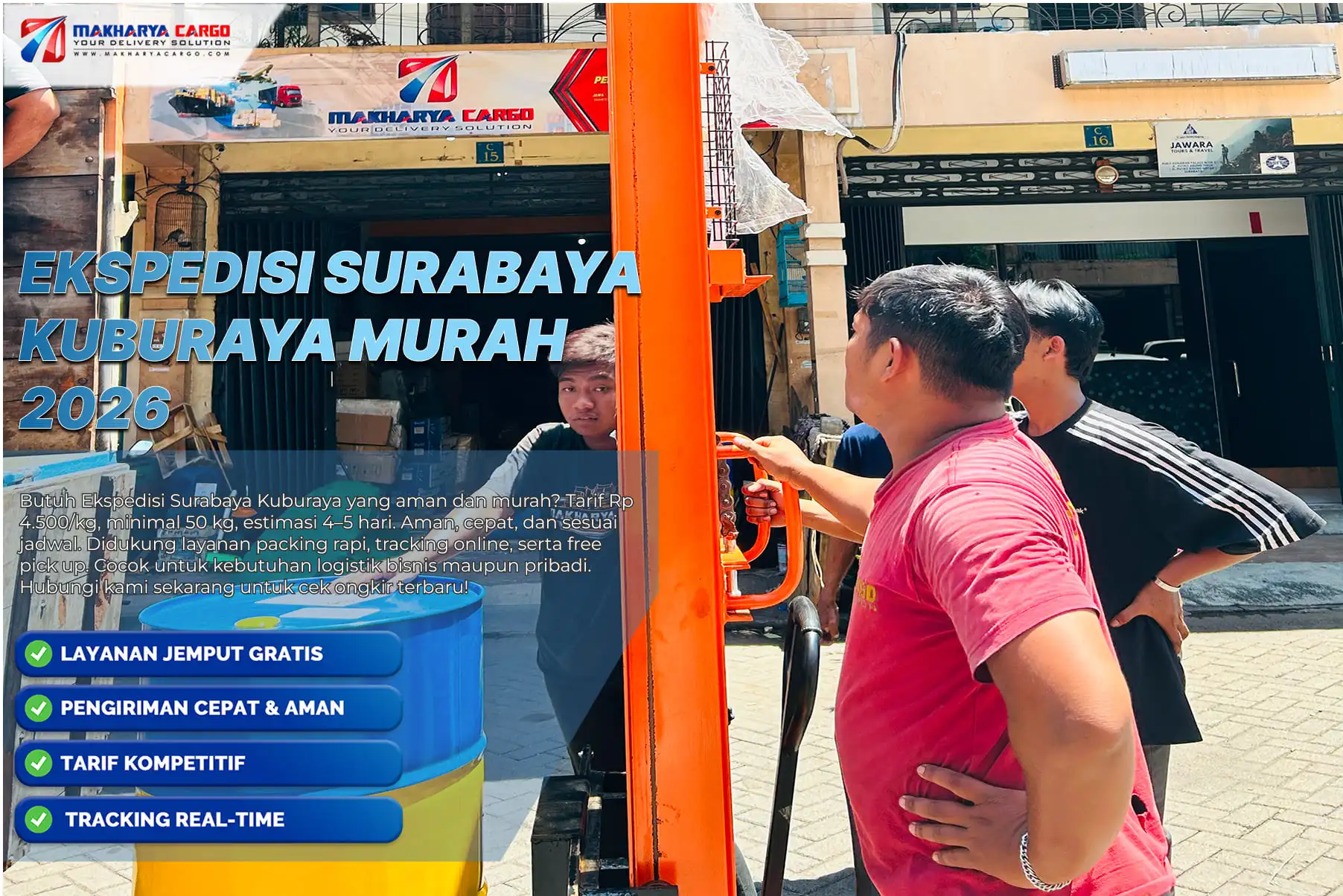 ekspedisi surabaya kuburaya murah untuk pengiriman barang antar pulau 
