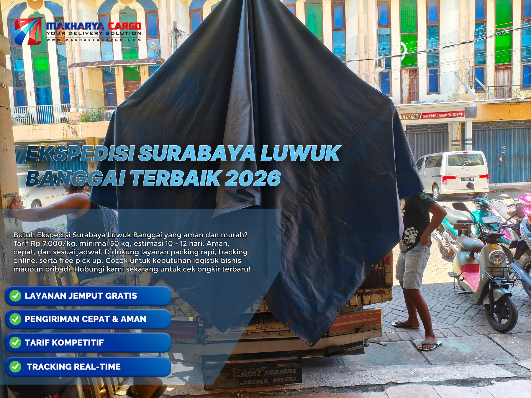 ekspedisi surabaya luwuk banggai terbaik dan terpercaya