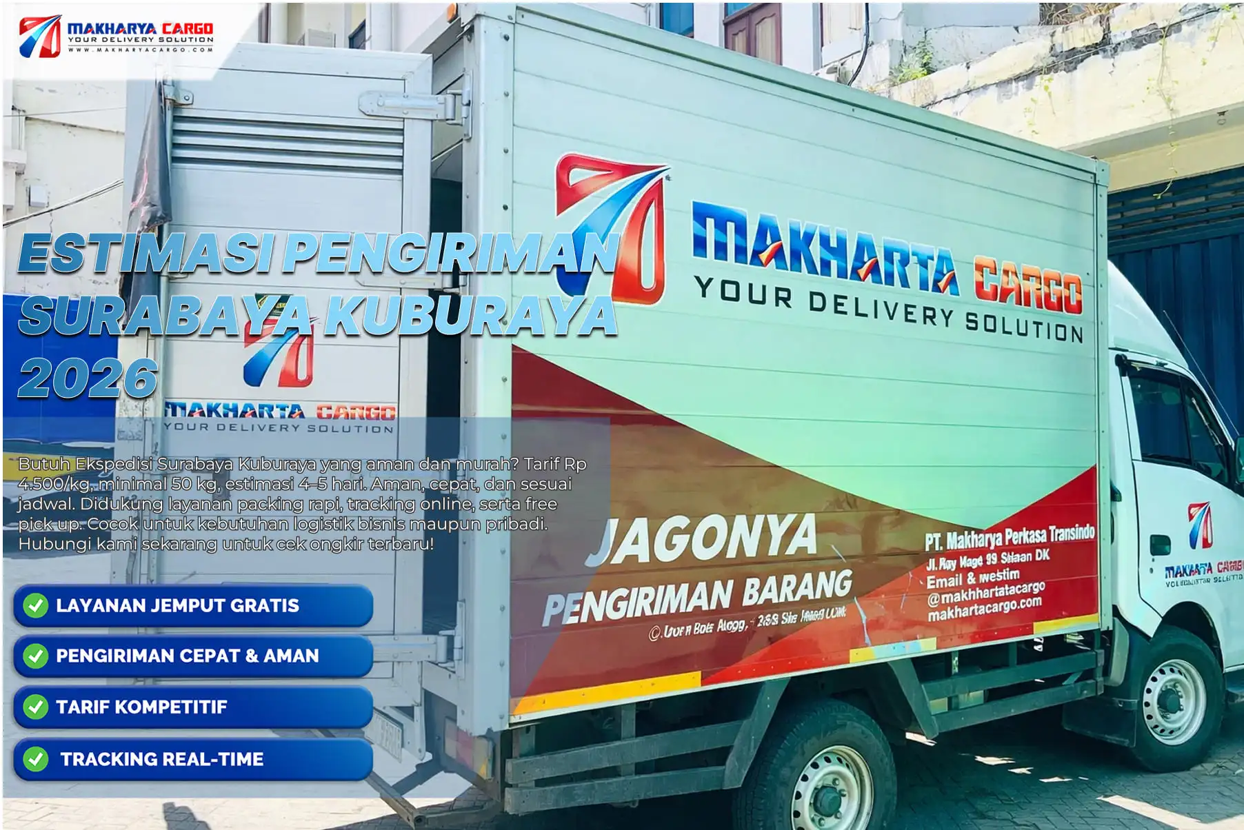estimasi pengiriman surabaya kuburaya untuk cargo antar pulau