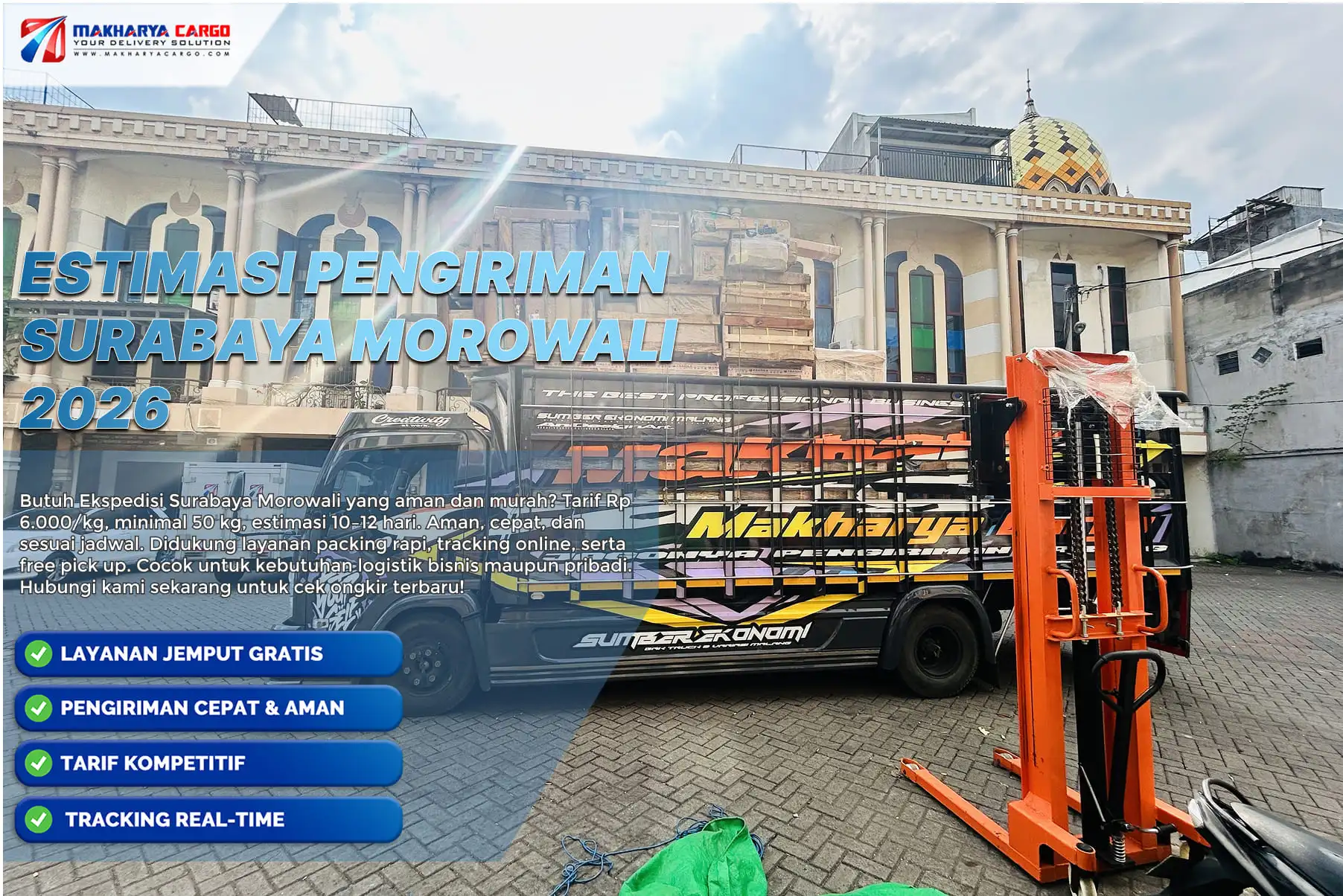 estimasi pengiriman surabaya morowali melalui jalur cargo laut antar pulau