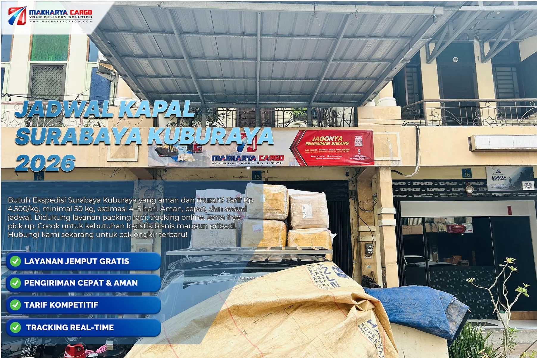 jadwal kapal surabaya kuburaya dalam pengiriman cargo laut