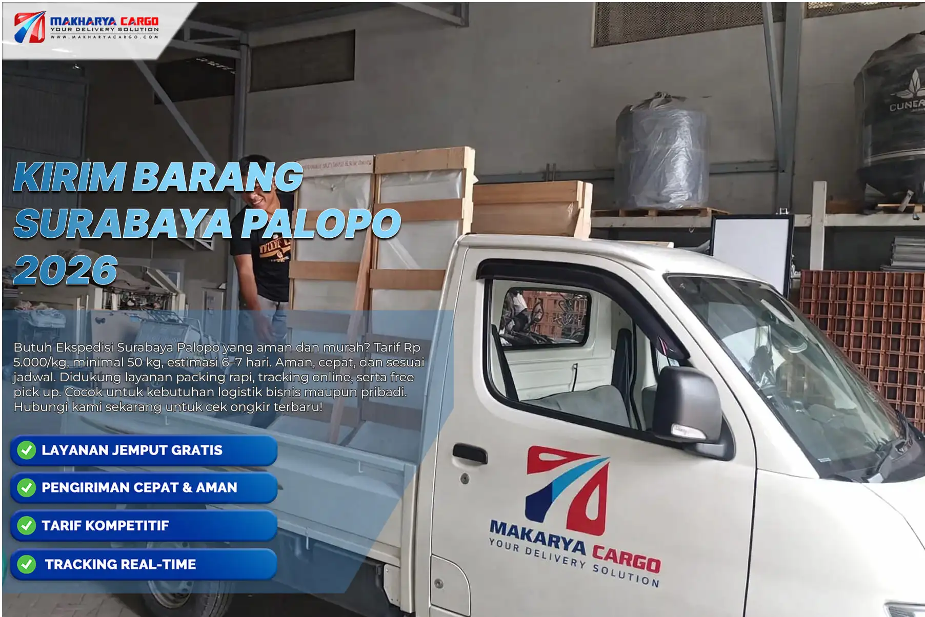 kirim barang surabaya palopo berbagai jenis barang 