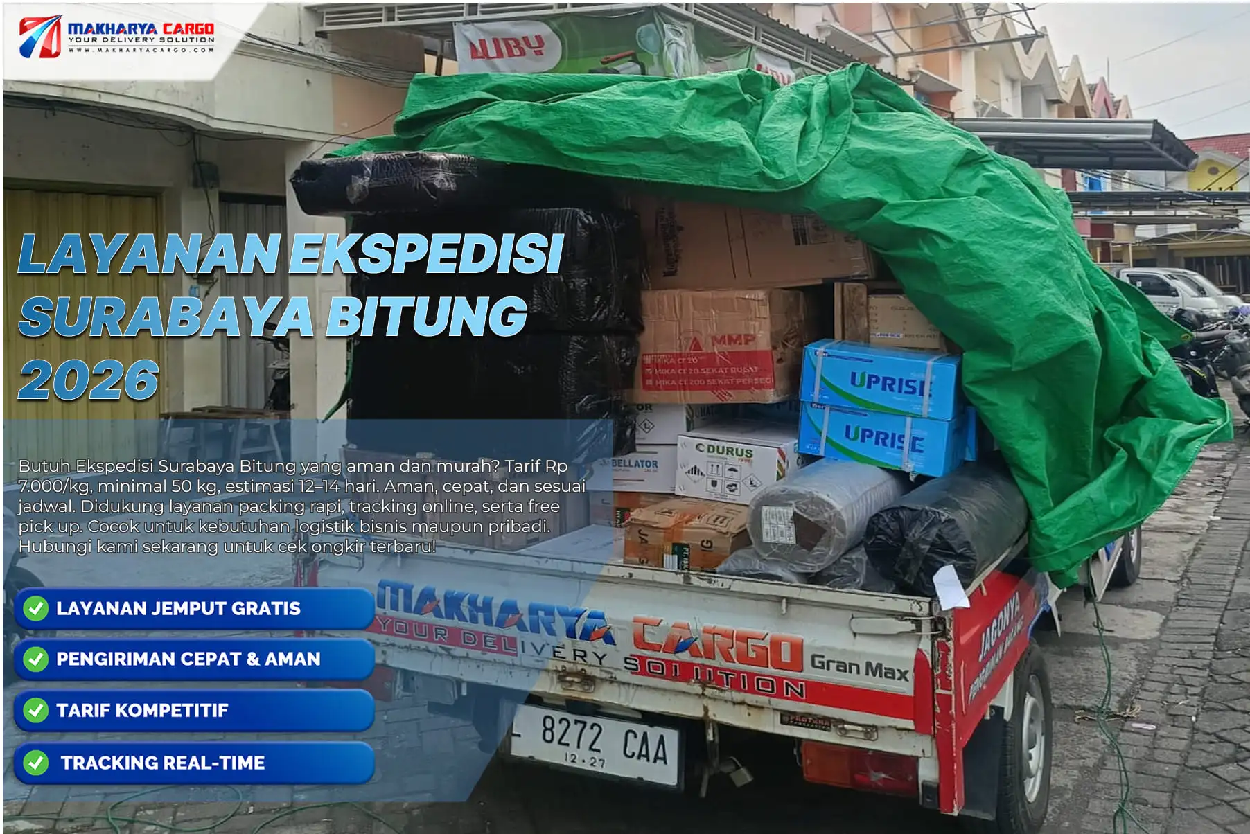 layanan ekspedisi Surabaya Bitung dengan berbagai pilihan pengiriman cargo
