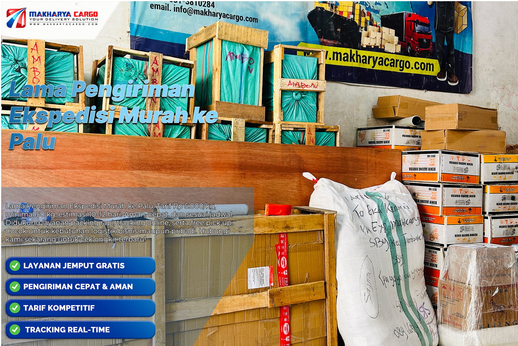 Lama Pengiriman Ekspedisi Murah ke Palu