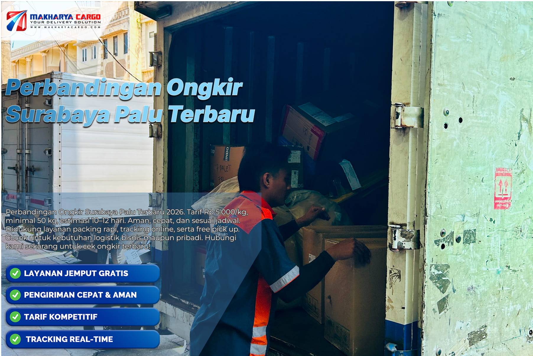Perbandingan Ongkir Surabaya Palu Terbaru 