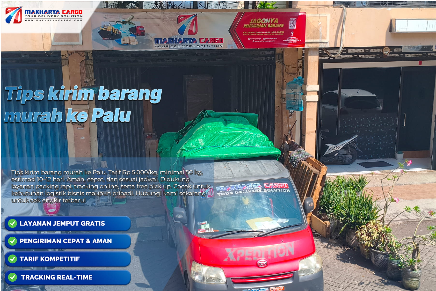 Tips kirim barang murah ke Palu